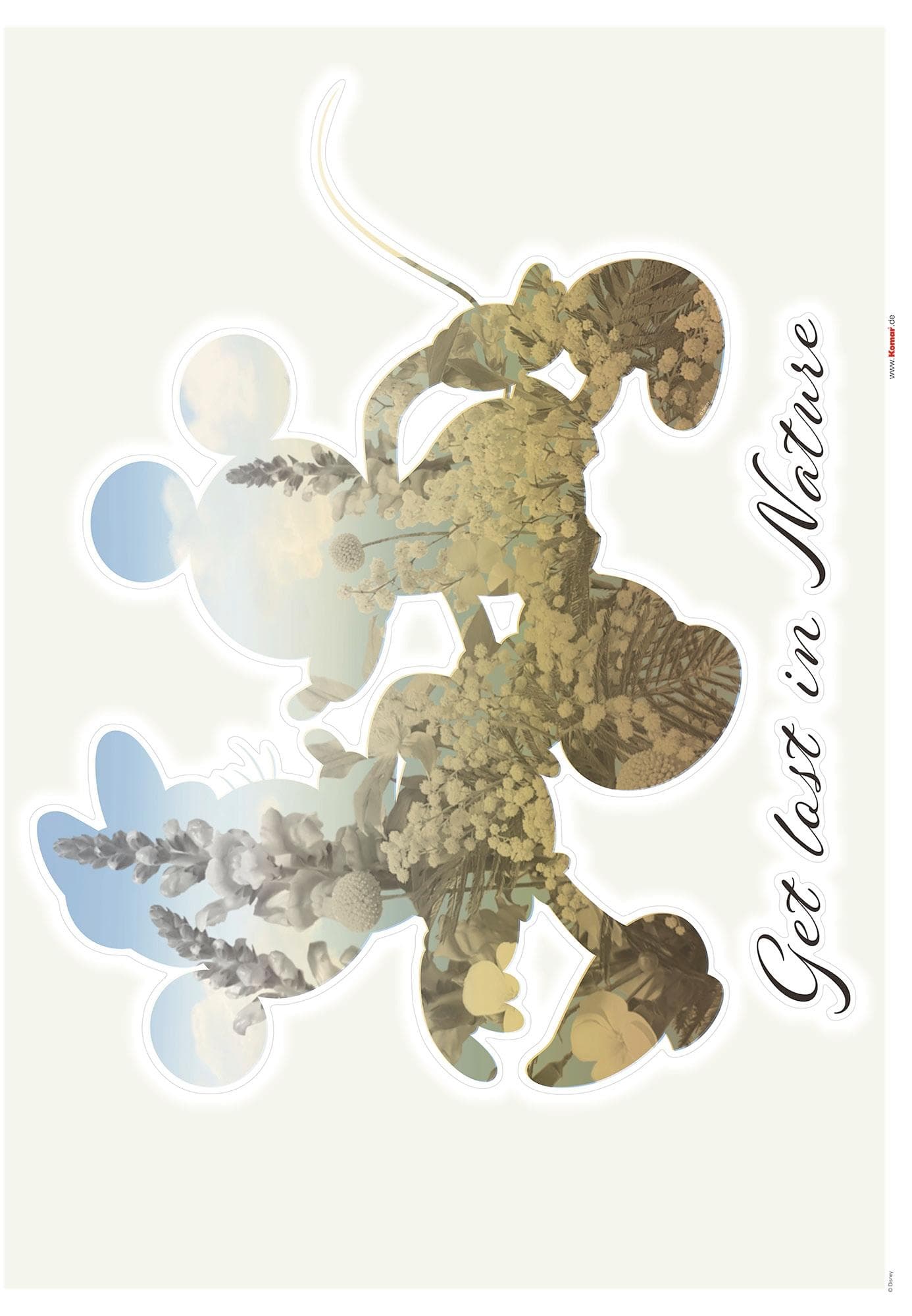 Komar Wandtattoo Mickey Get Lost 50x70 cm Bunt Disney