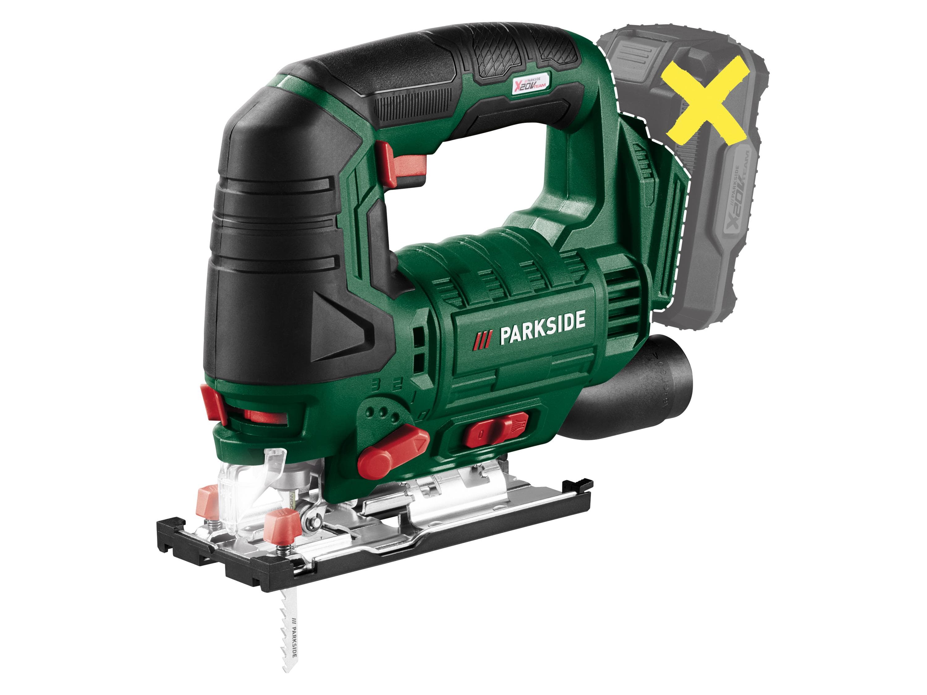 PARKSIDE® Akku-Pendelhubstichsäge 20 V PSTDA 20-Li C3