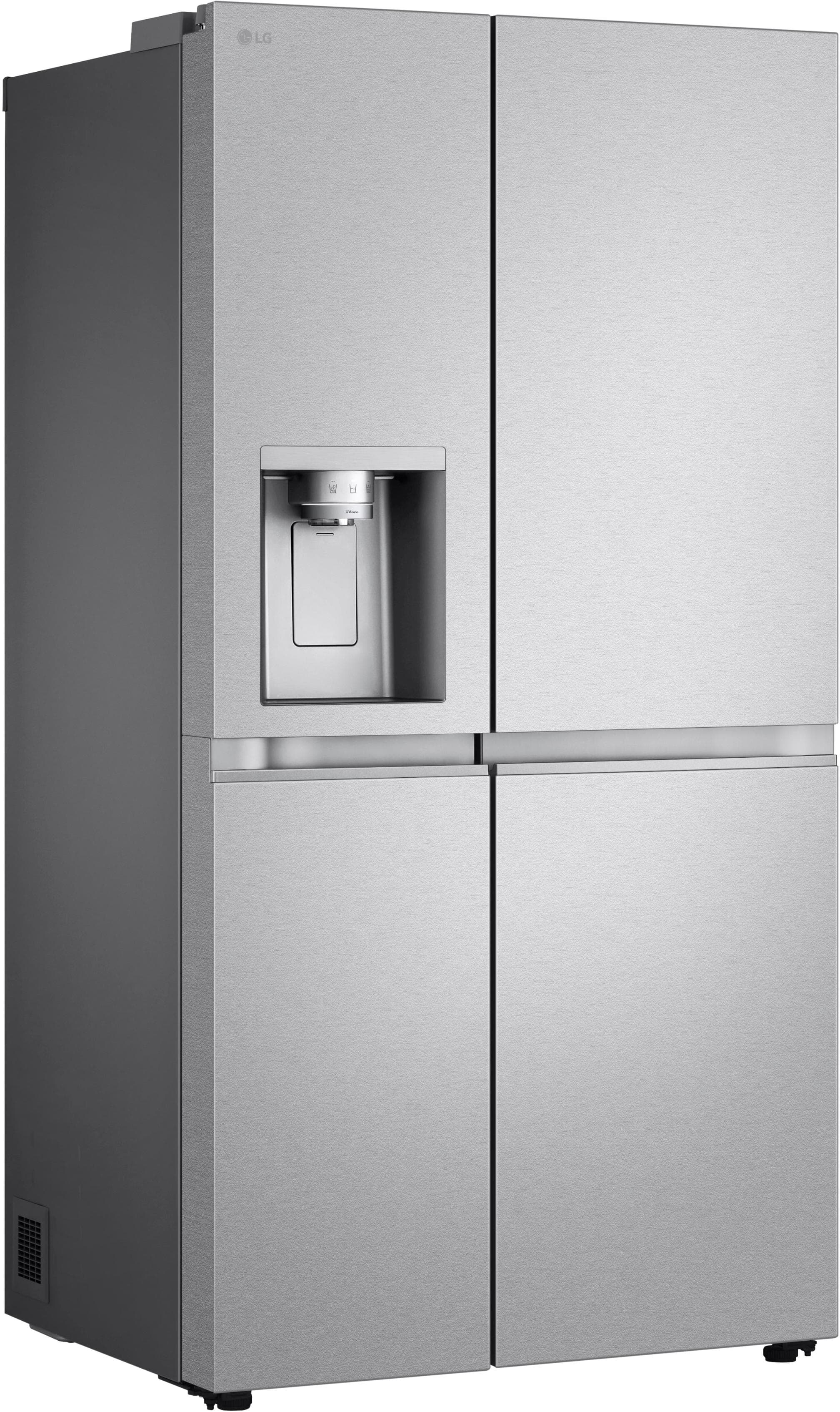 LG Side-by-Side Kühlschrank Silber Total No-Frost