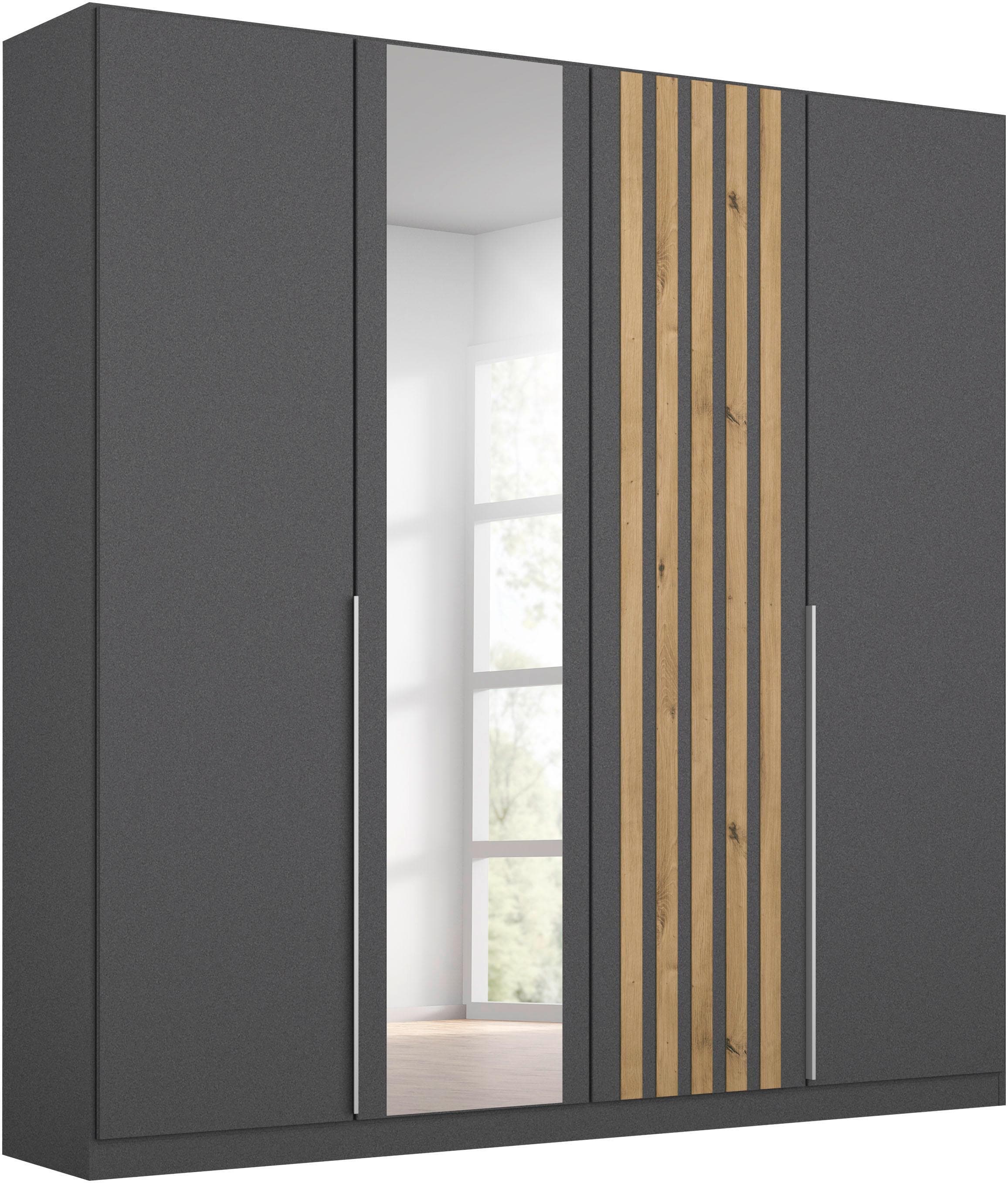 Elegantes Lamellensystem für Drehtürenschränke