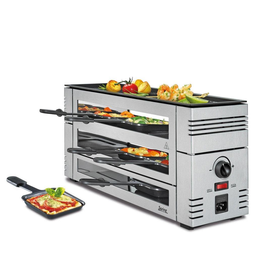 Spring Raclette-Grill PizzaRaclette6 Silber