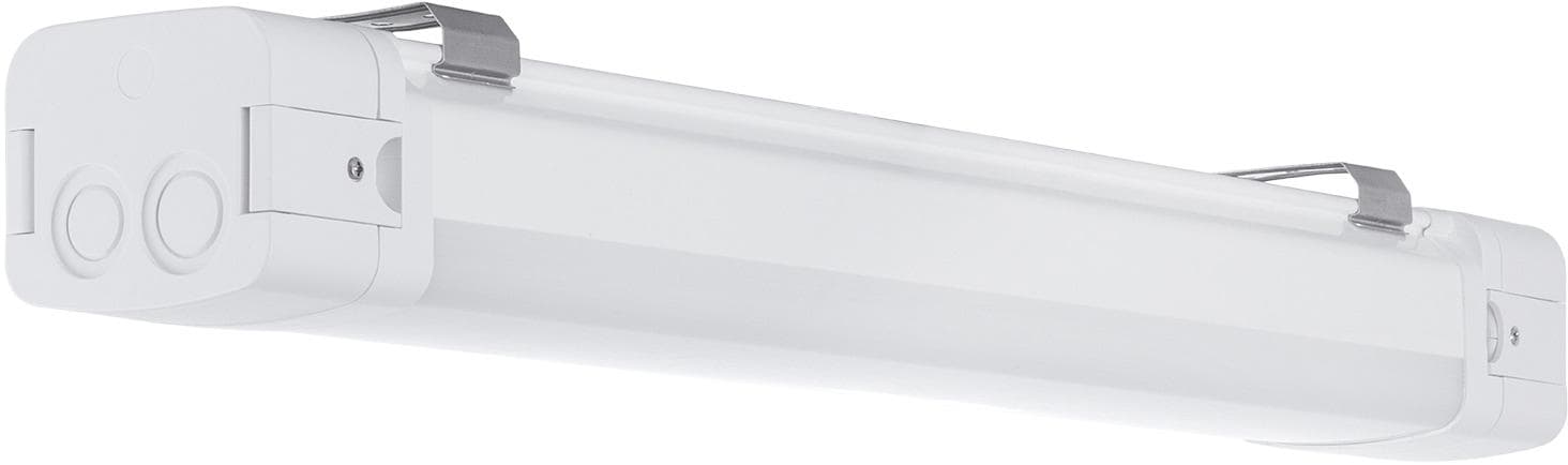 Weiße LED-Wandleuchte im Retro-Design für Outdoor