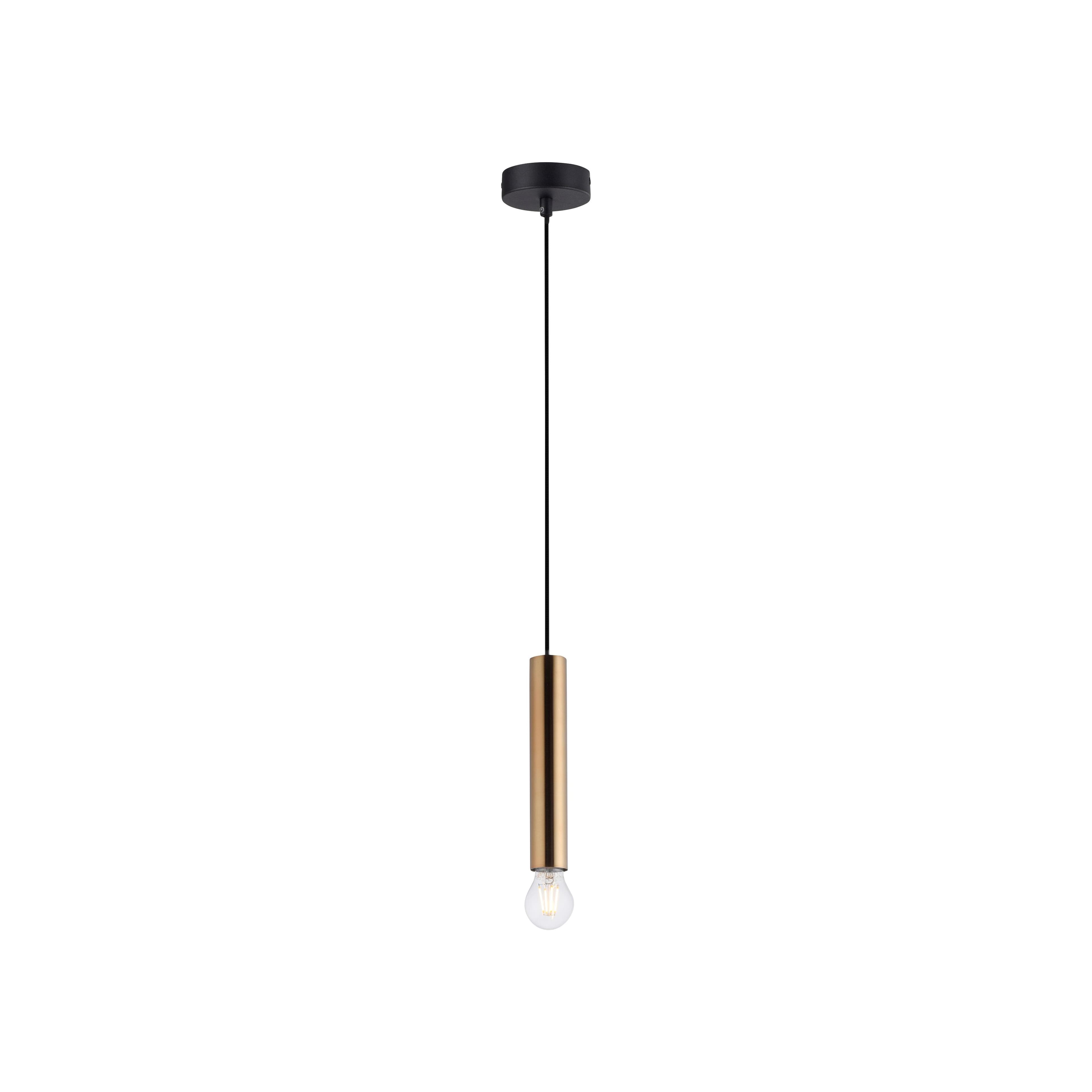 JUST LIGHT Pendelleuchte BRUNA Messingfarben Matt