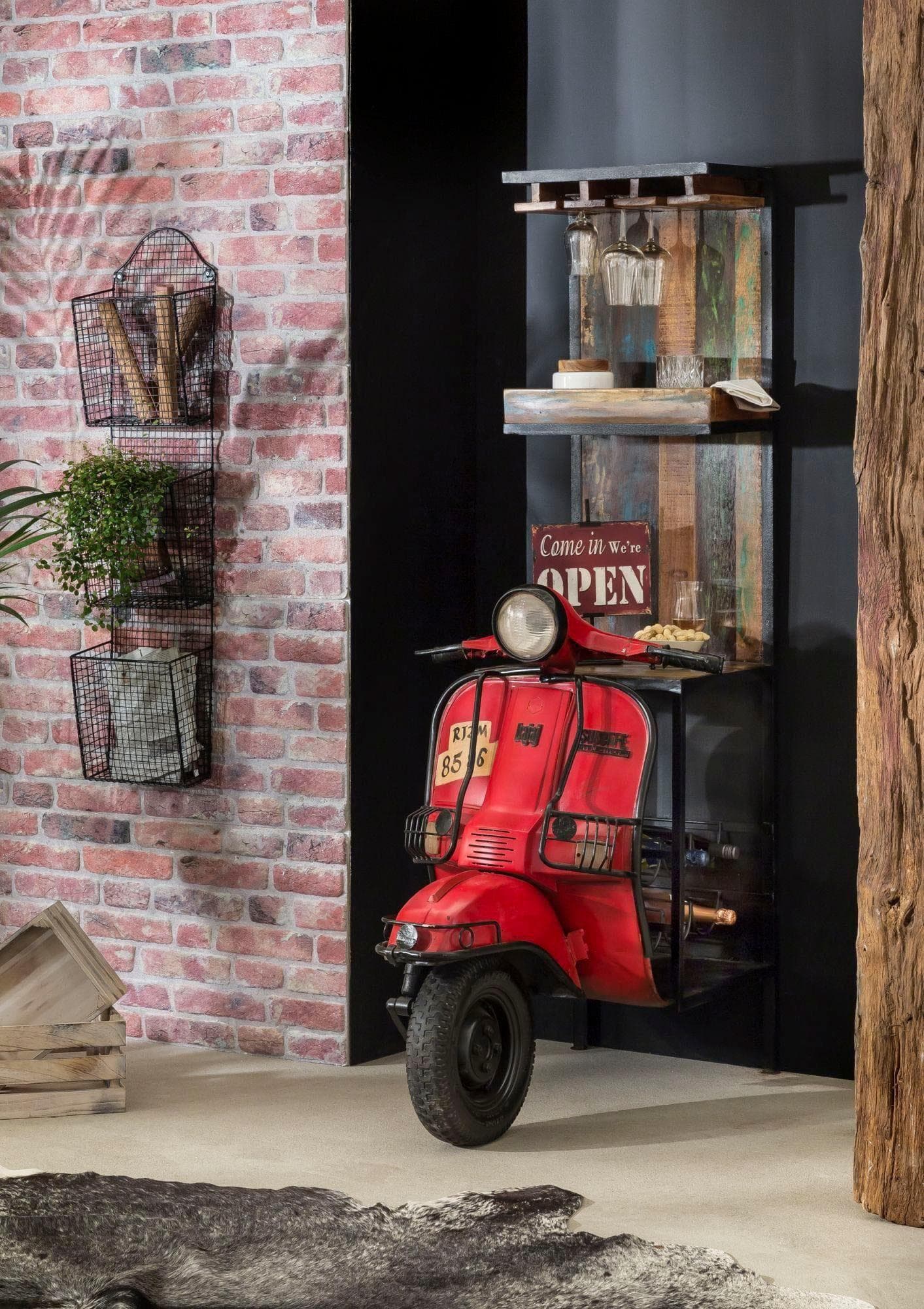 SIT This & That Roller-Barschrank Rot 1054-37