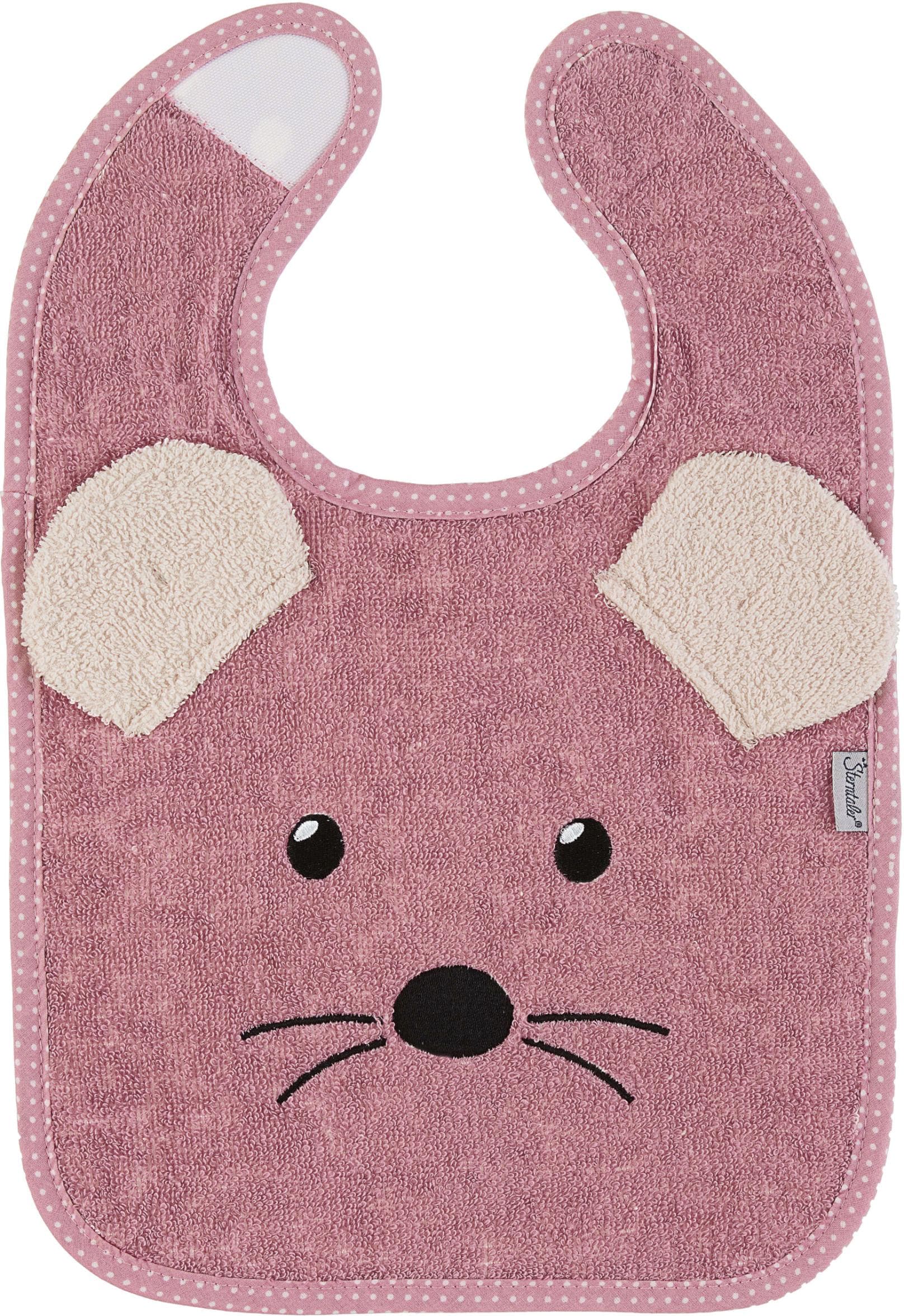 Lätzchen STERNTALER Klettlätzchen Plastik Mabel rosa Baby