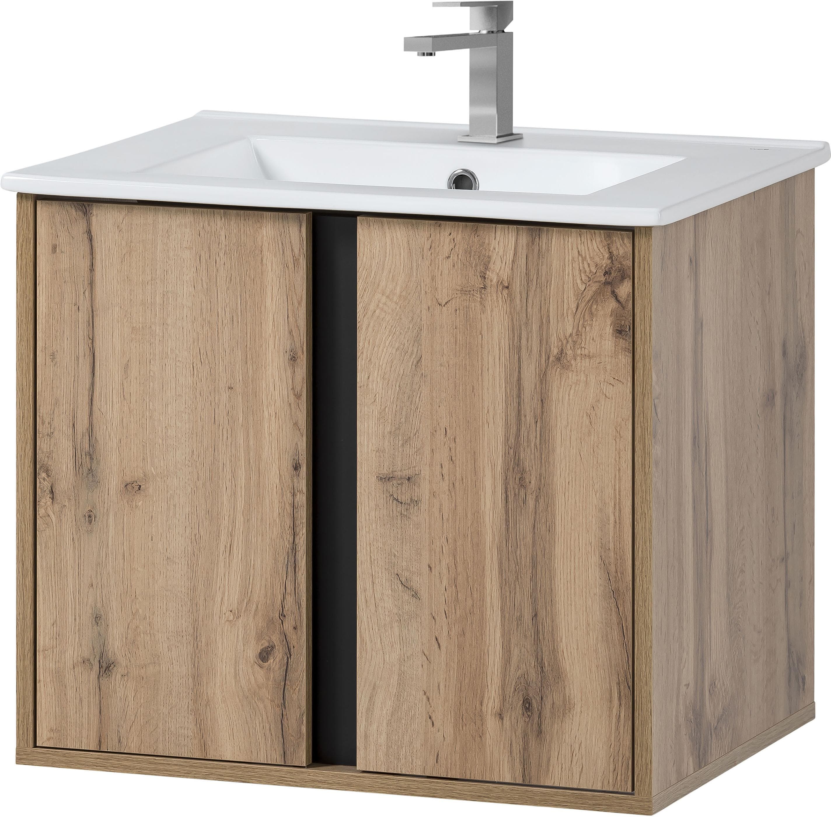 INOSIGN Waschtisch Dex (Komplett-Set) Badschrank Badmöbel inkl. Waschbecken 60 cm Breite