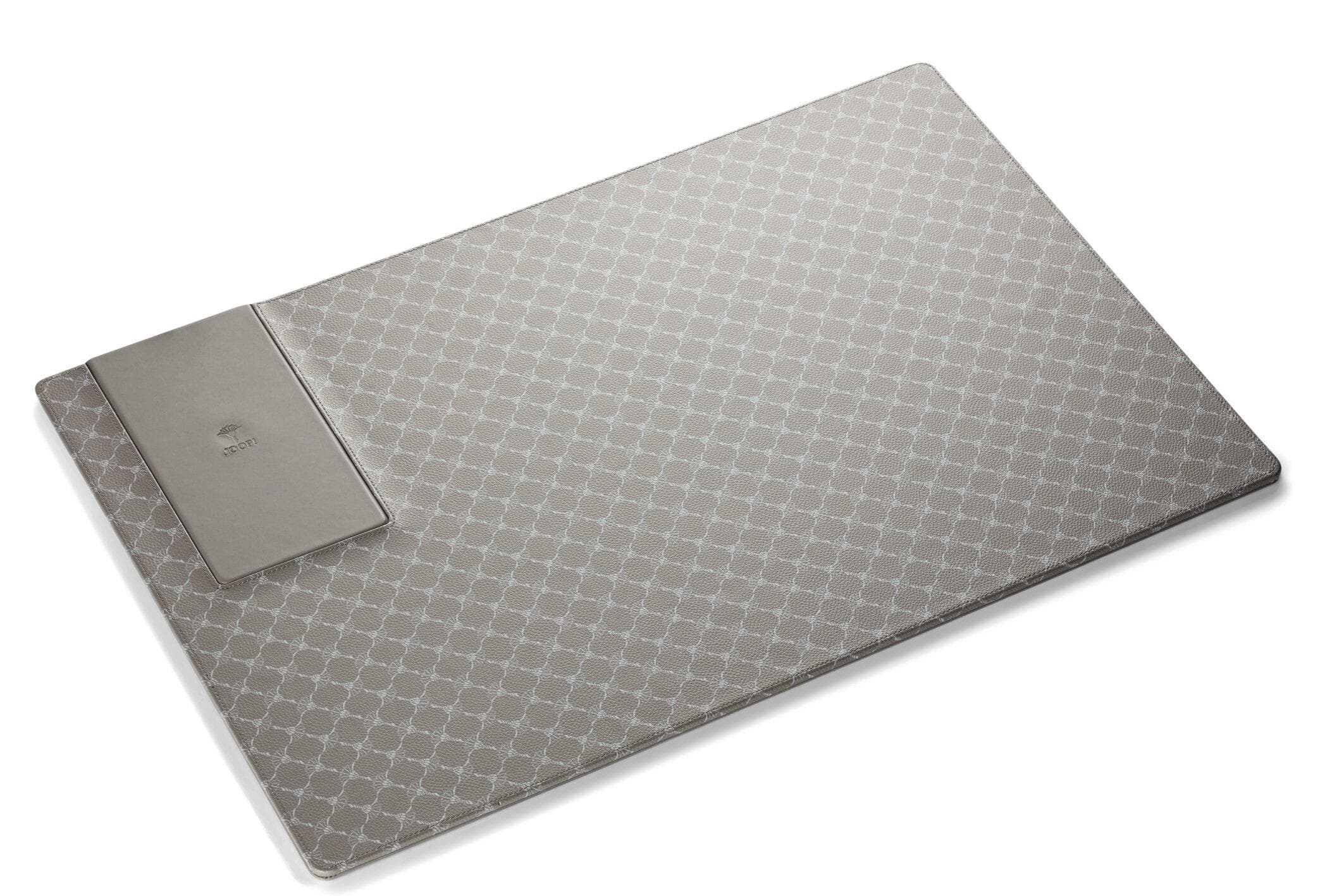 JOOP! CORNFLOWER Schreibtischunterlage Grau/Weiß Kunstleder