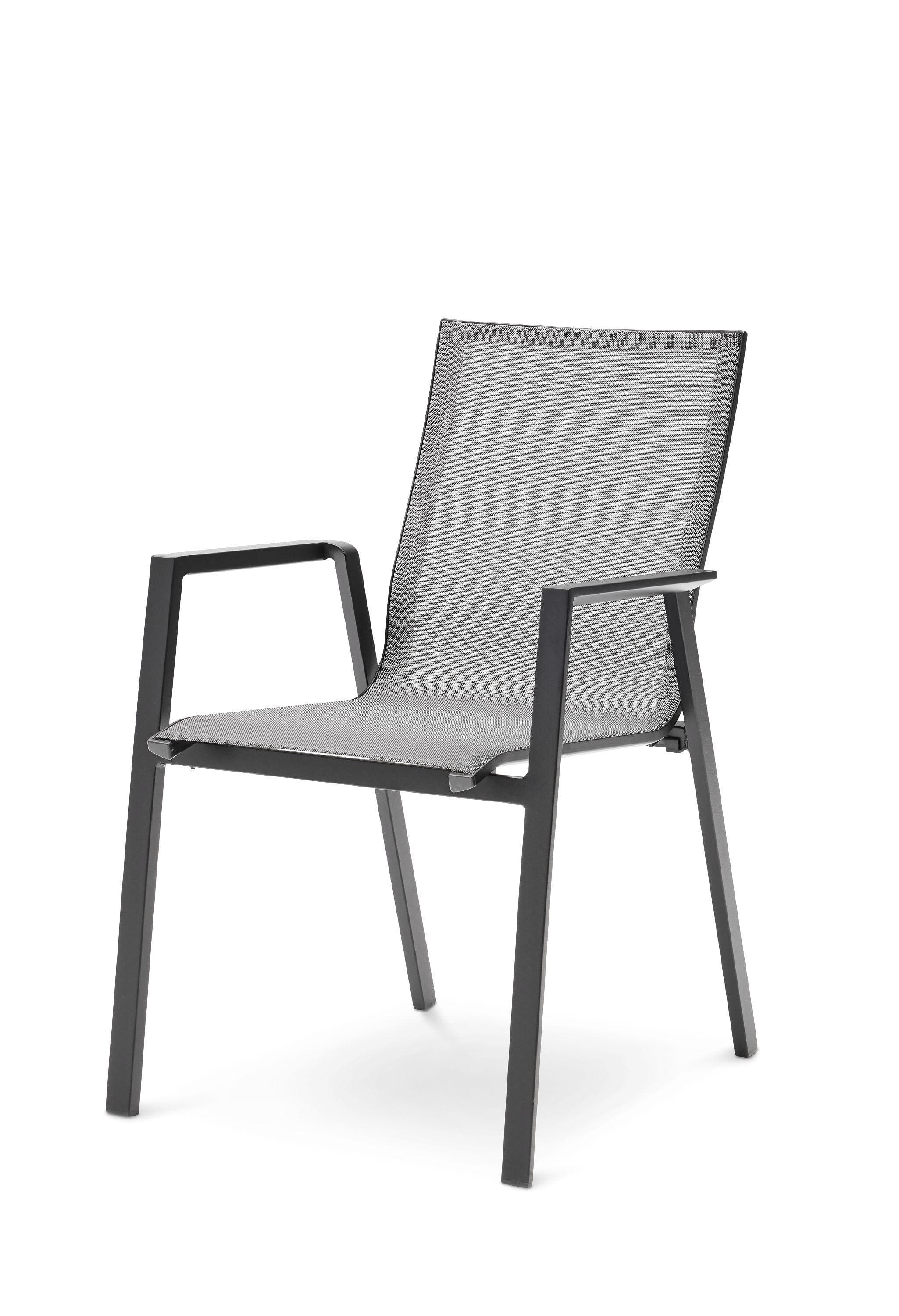 Stapelstuhl MONDO ACARNA Schwarz Aluminium