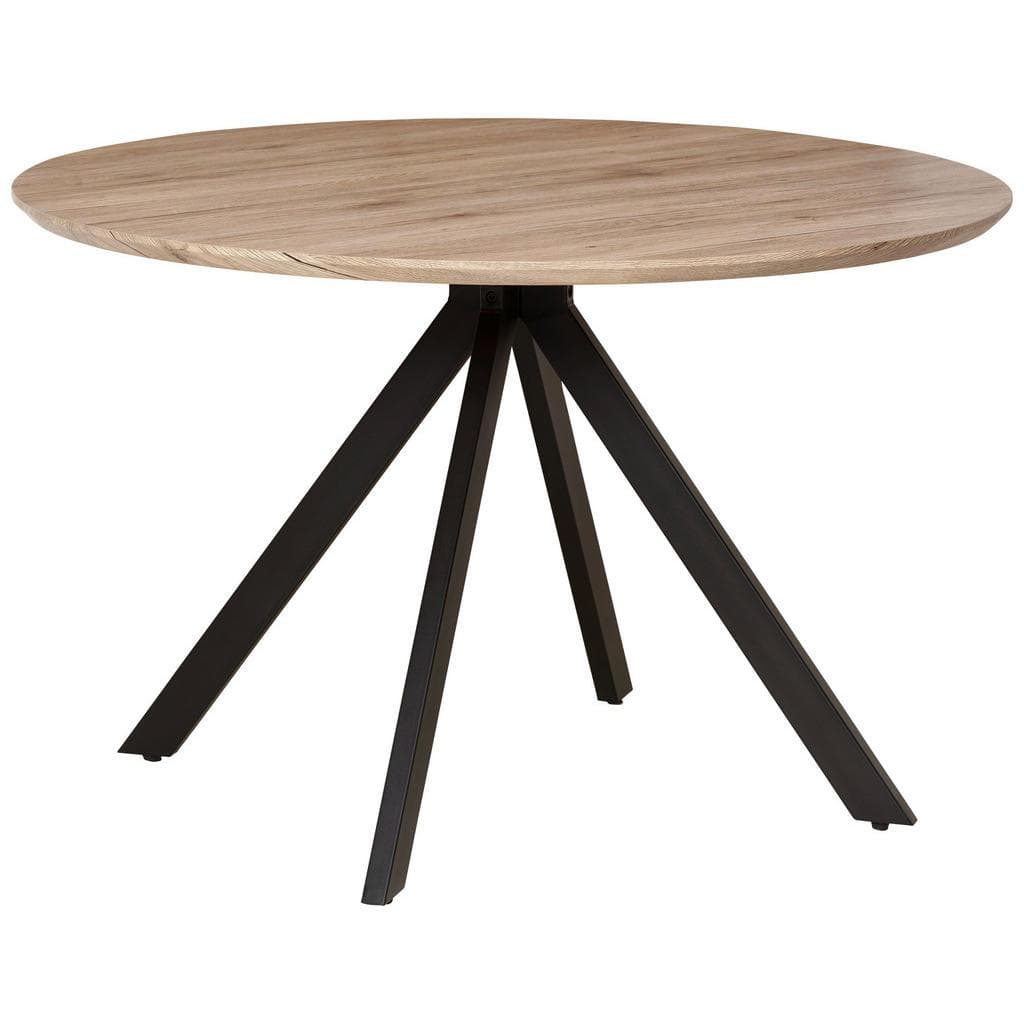 Livetastic Esstisch Rund Metall Holzwerkstoff