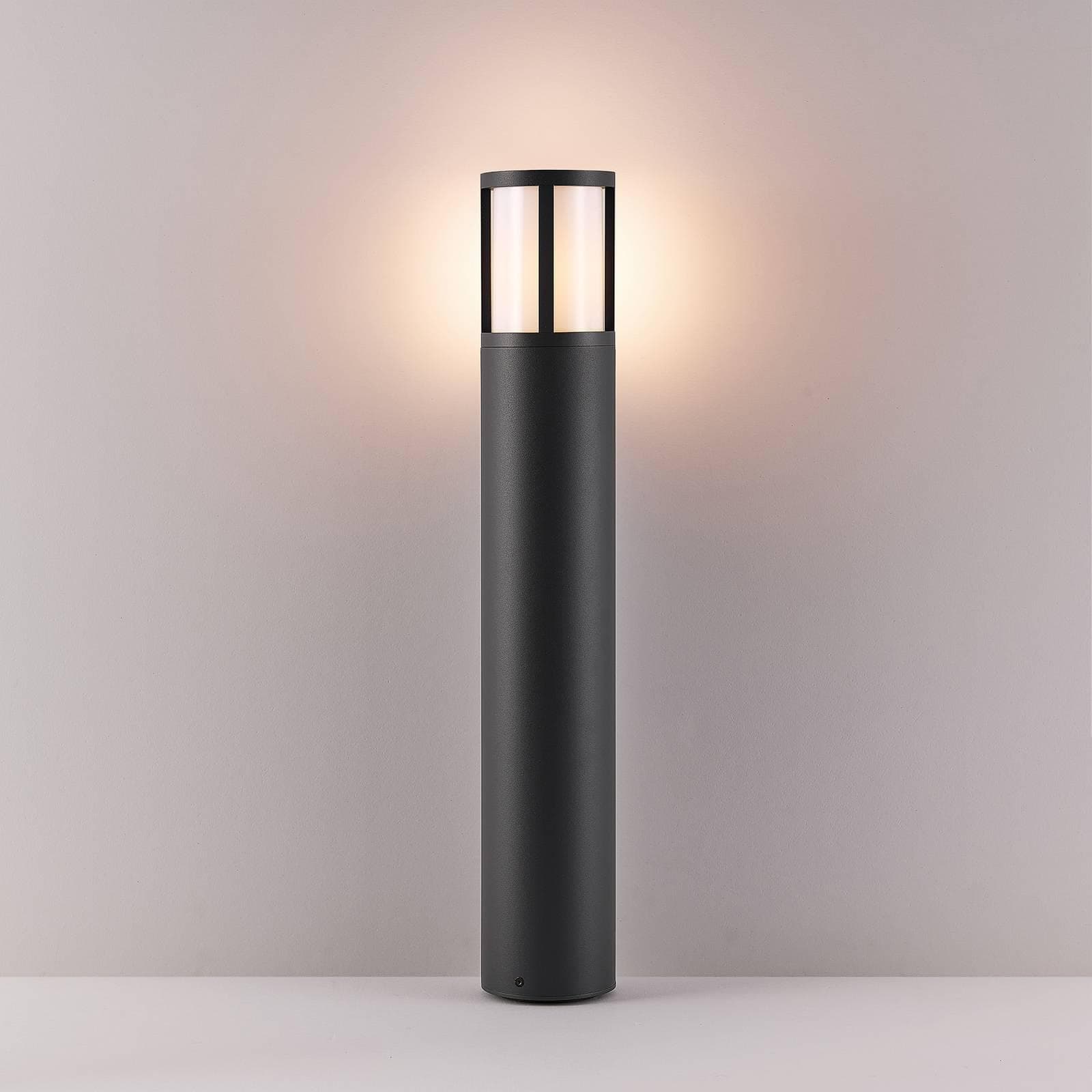 Deko-Light Wegeleuchte Facado II Dunkelgrau Rund