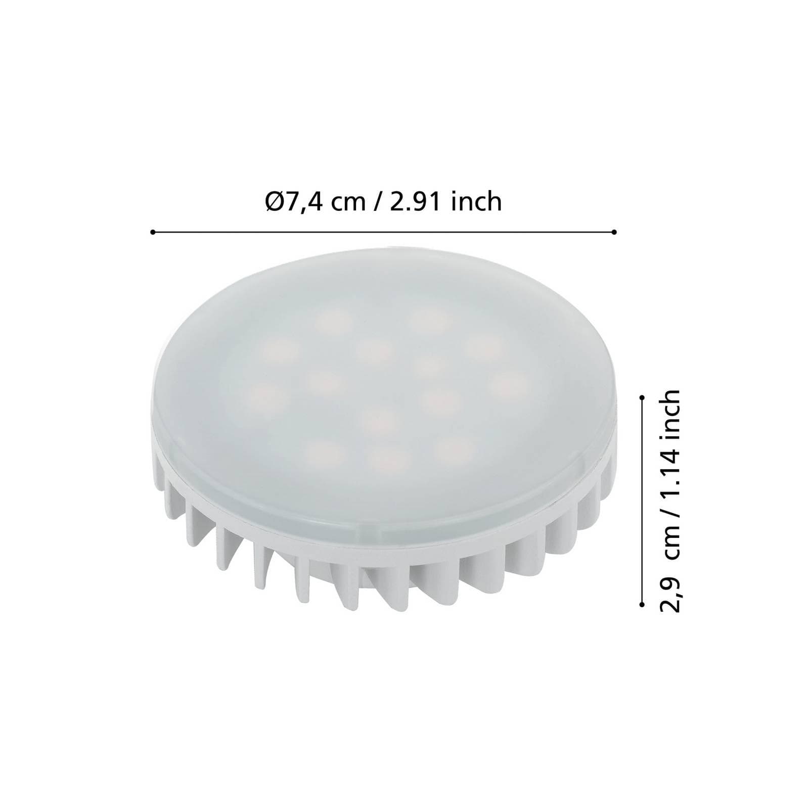LED-Lampe GX53 4,9W 3.000K matt Eglo