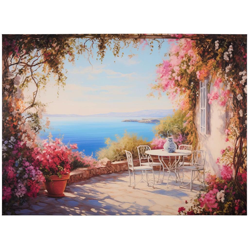 Euroart Leinwandbild Strand & Meer Mehrfarbig