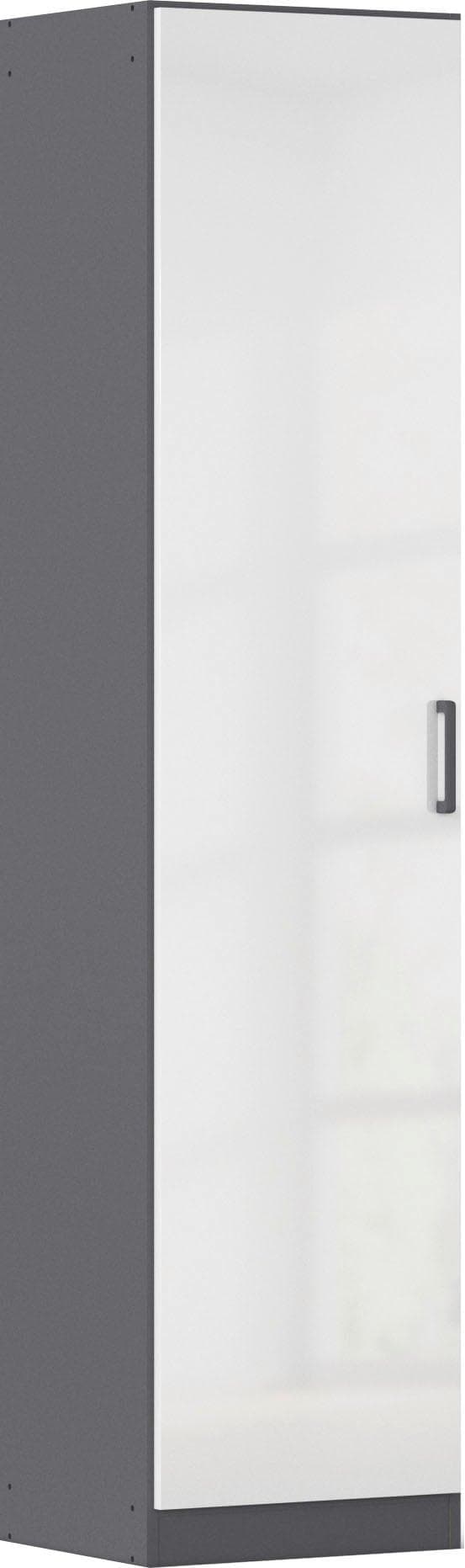 Mehrzweckschrank RAUCH Garderobe Kleiderschrank Schuhschrank Putzschrank MINOSA Graumetallic