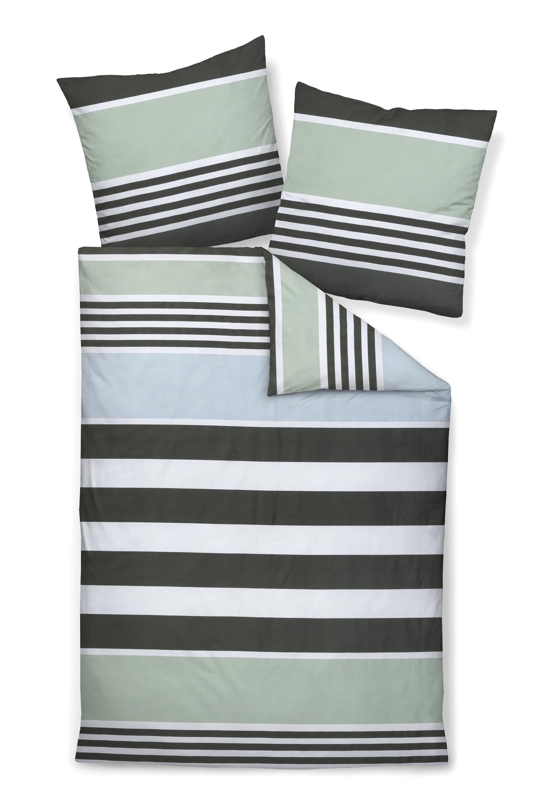 Janine Bettwäsche Mako-Satin mit Reissverschluss