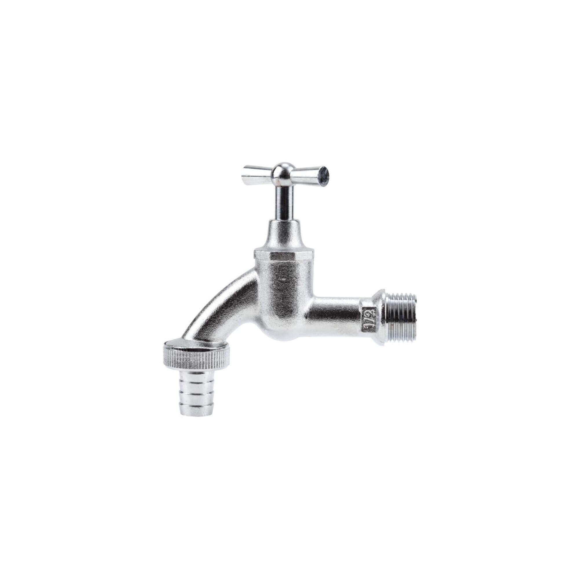 Gardena Garten-Wasserhahn 1/2" Schlauch-Anschluss 13mm Silber