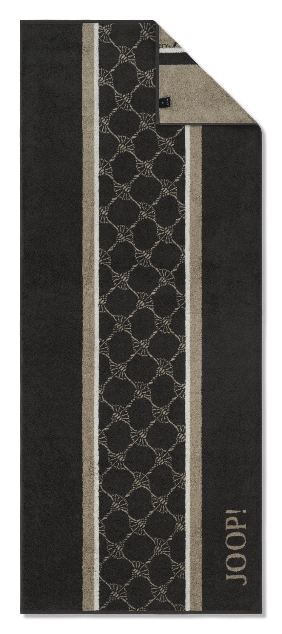 Handtuch JOOP! CAPSEL STRIPE 100x50 cm Baumwolle Streifenmuster Grau