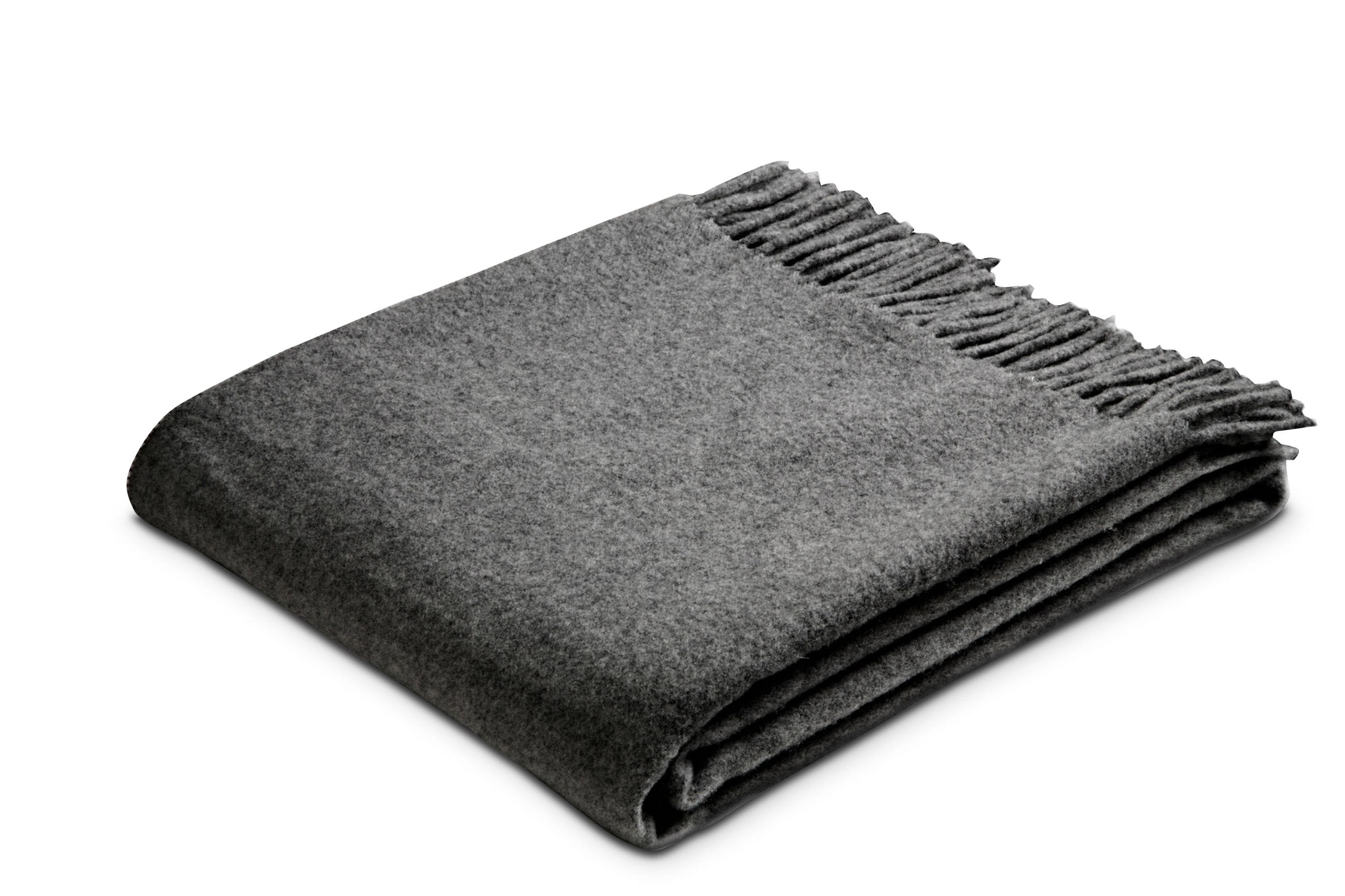 Plaid MONDO KUJA Wolldecke Grau