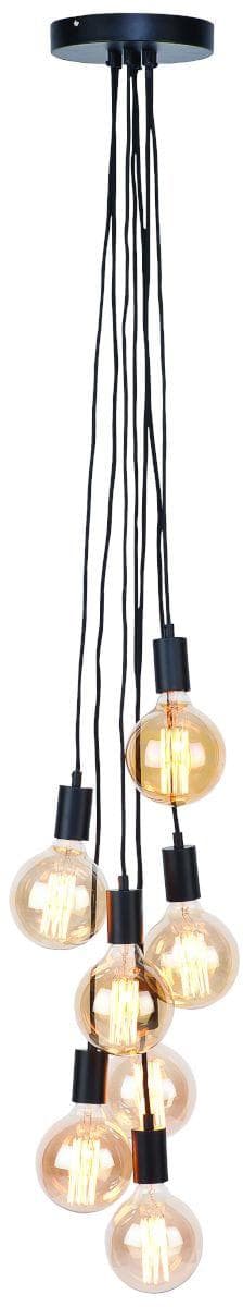 Moderne Pendelleuchte in Schwarz