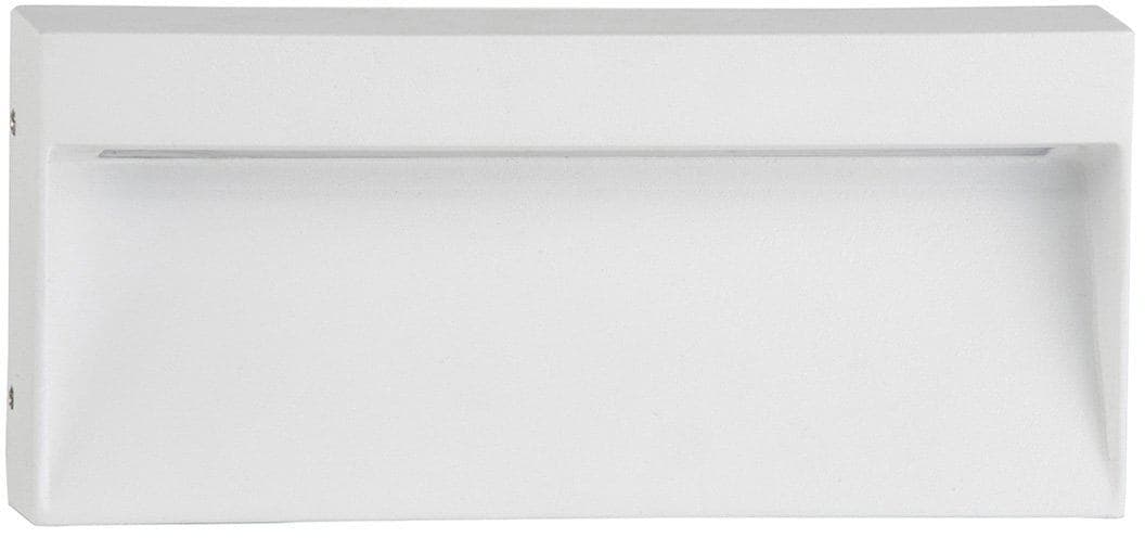 LED Wandleuchte Aluminium Weiß