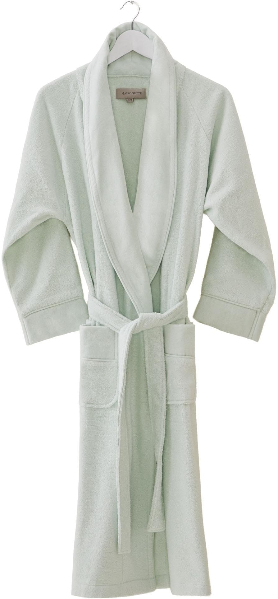 Unisex-Bademantel Egeria Fresh mint S Baumwolle