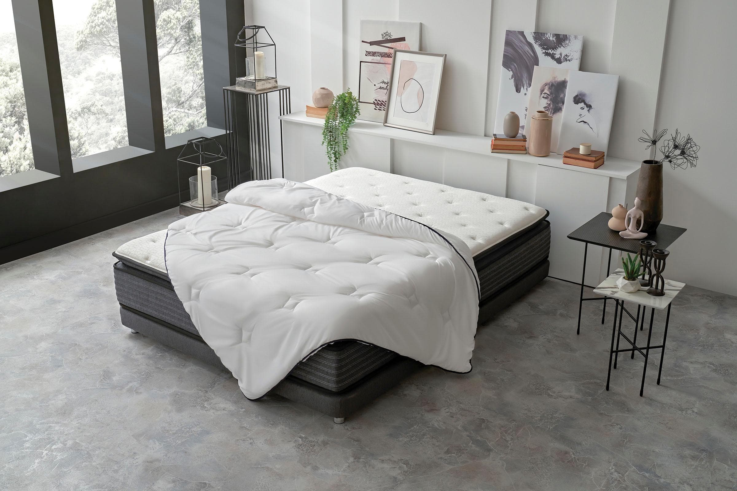 Yatas Bedding Microfaserbettdecke Dacron-Light 135x200 cm