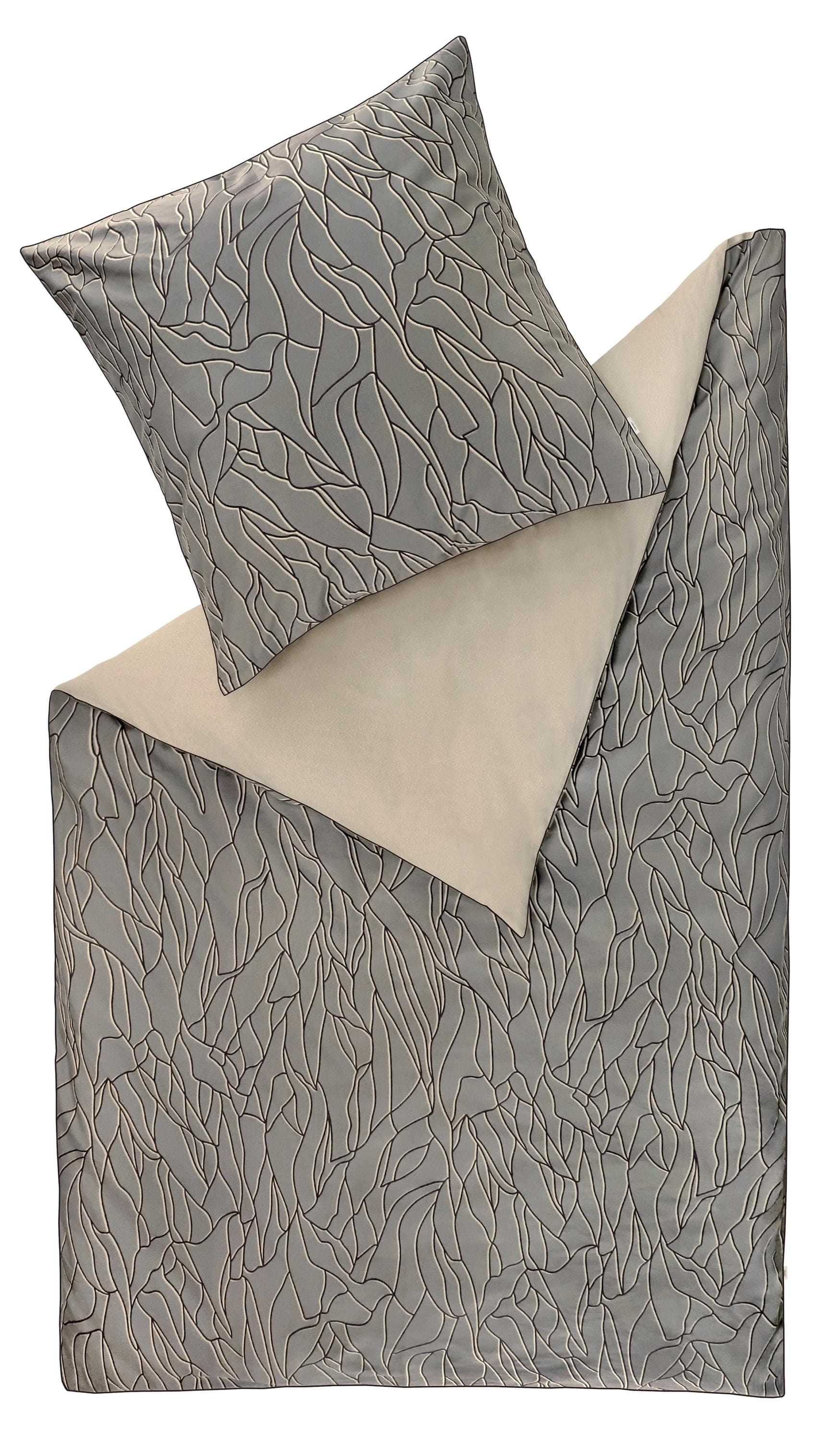 ESPRIT Nele Bettwäsche Grau Renforcé 100% Baumwolle