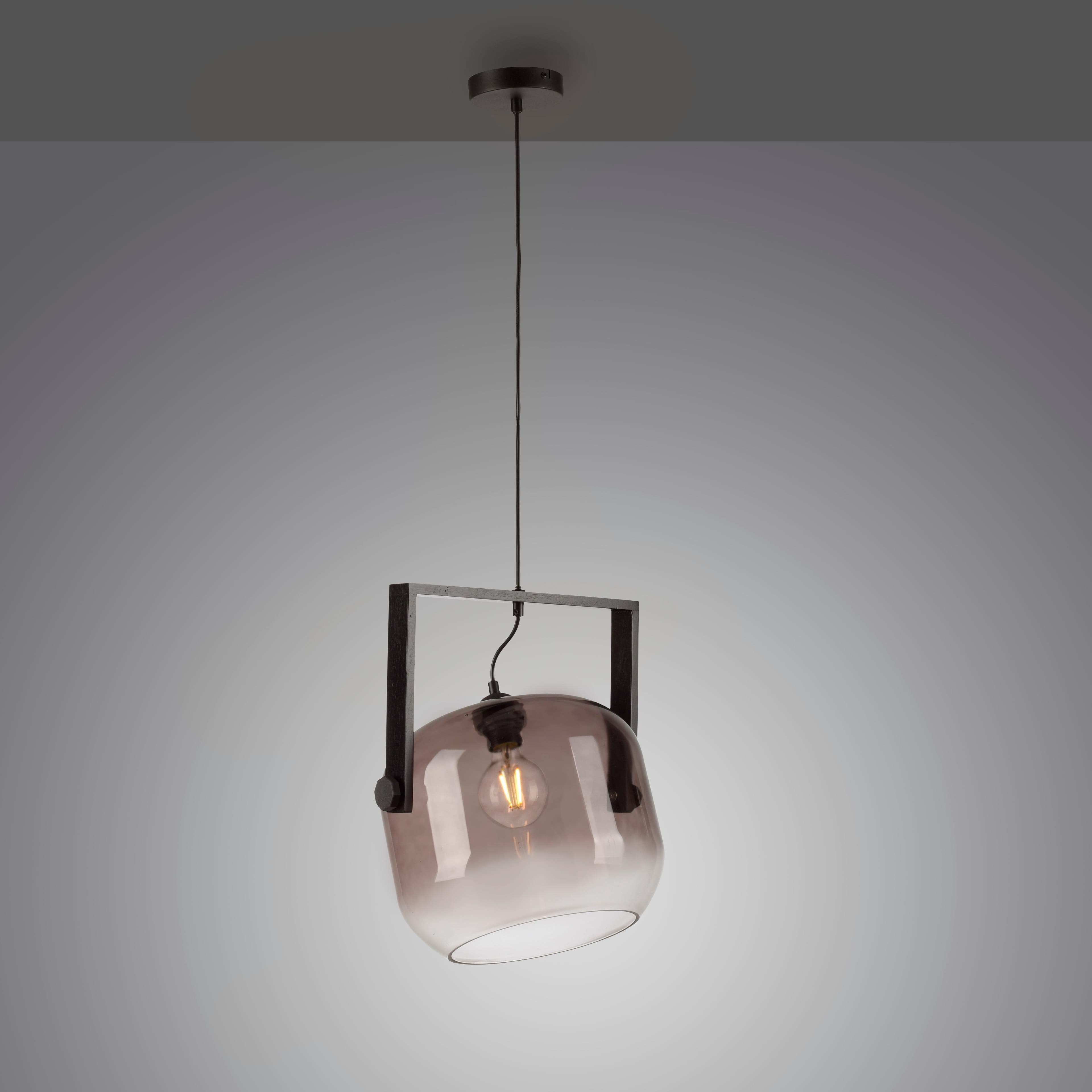 JUST LIGHT Pendelleuchte CUP 2.0 Schwarz Industriell