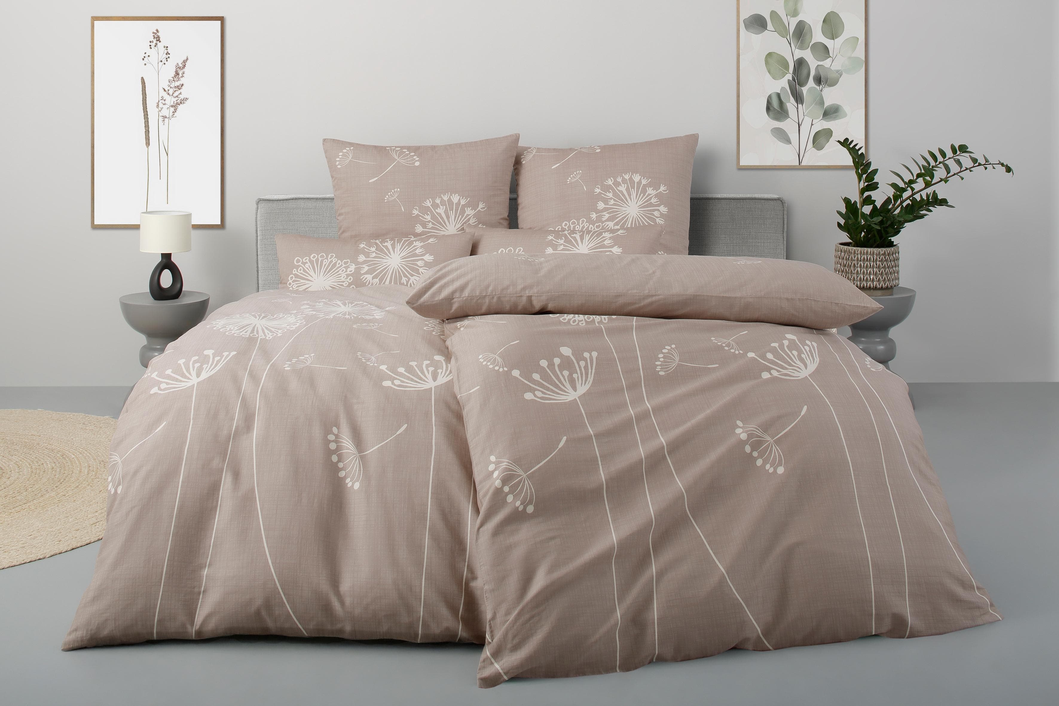 Bettwäsche Soucy von Home Affaire - Taupe