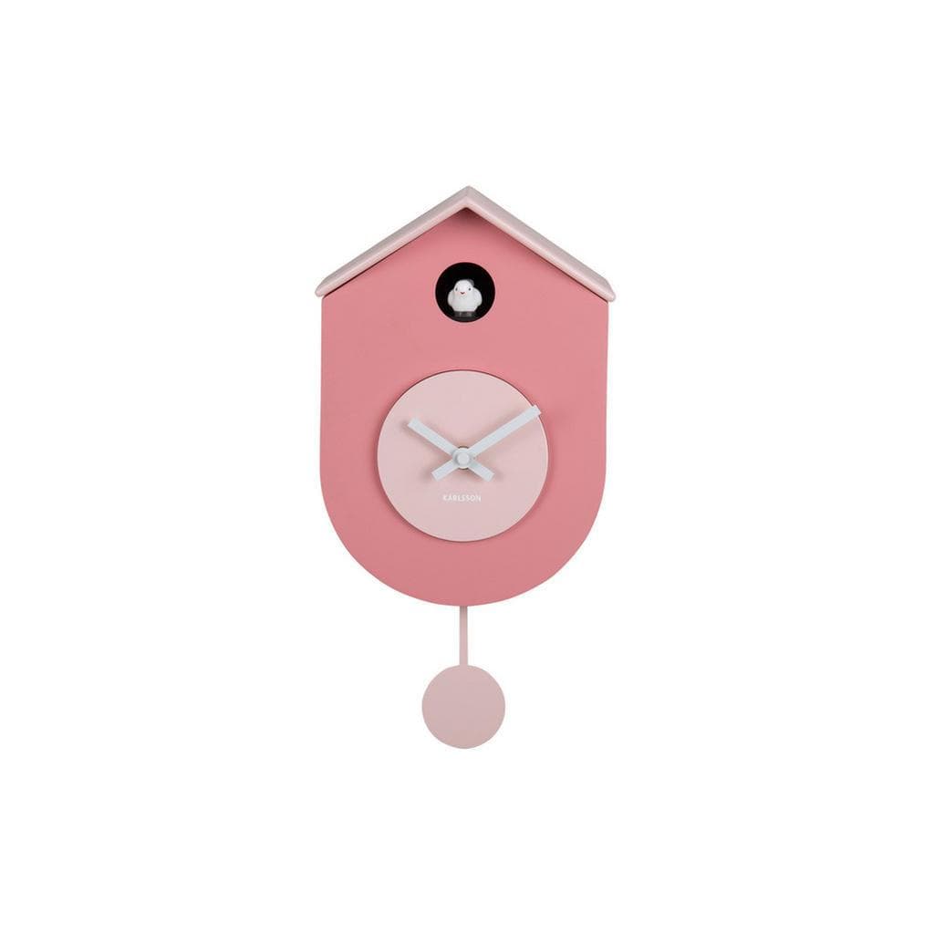 Karlsson Wanduhr Grato Pink Kunststoff