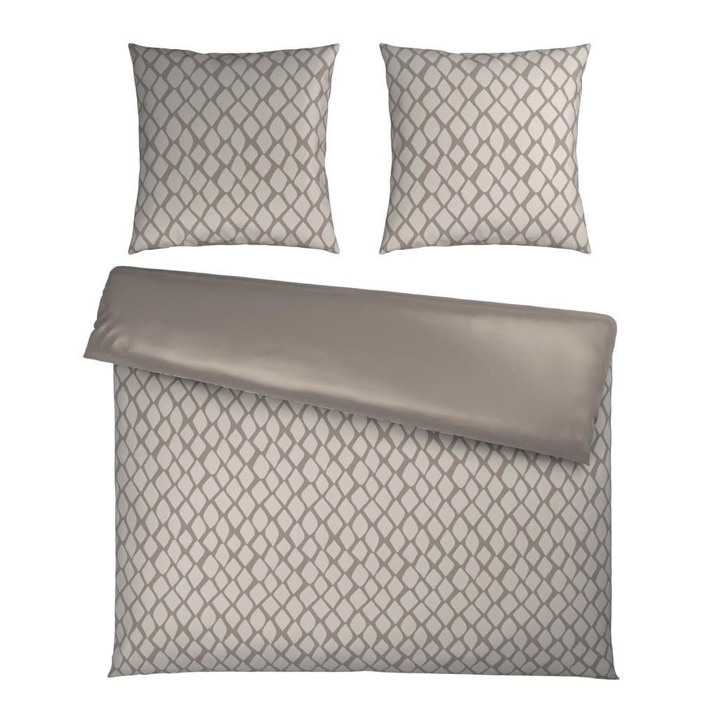 Dieter Knoll Wendebettwäsche Snako Silber Textil Abstraktes 200x200 cm Oeko-Tex® Standard 100 Oeko-Tex® Made IN Green