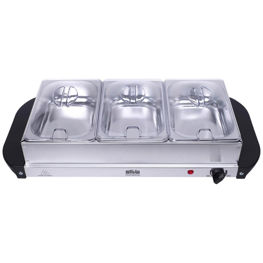 Silva Schneider Chafing-Dish Schwarz Metall Kunststoff 4,5 L