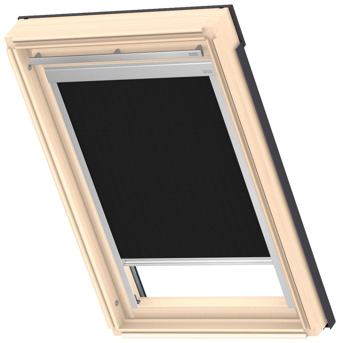 Verdunklungsrollo VELUX DBL M08 4249 Schwarz Aluminium Polyester