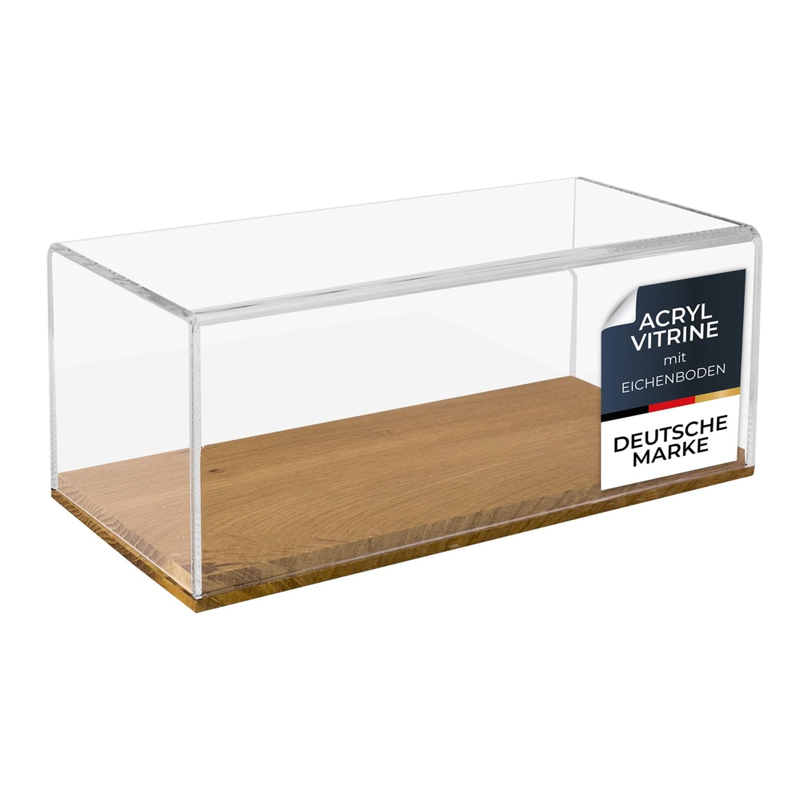 HMF Acryl Vitrine Modellautos Holzsockel