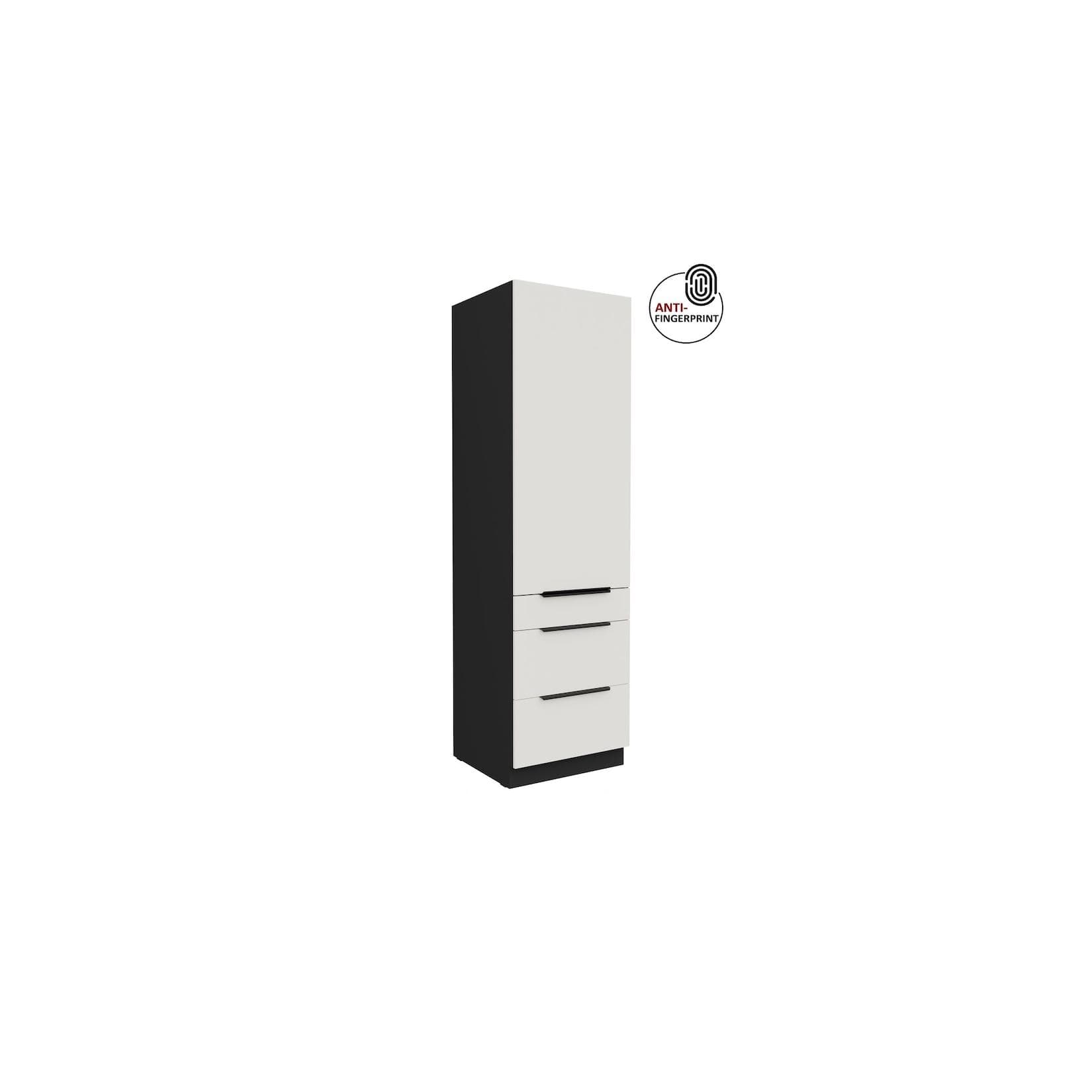 Hochschrank Weiß ultra matt