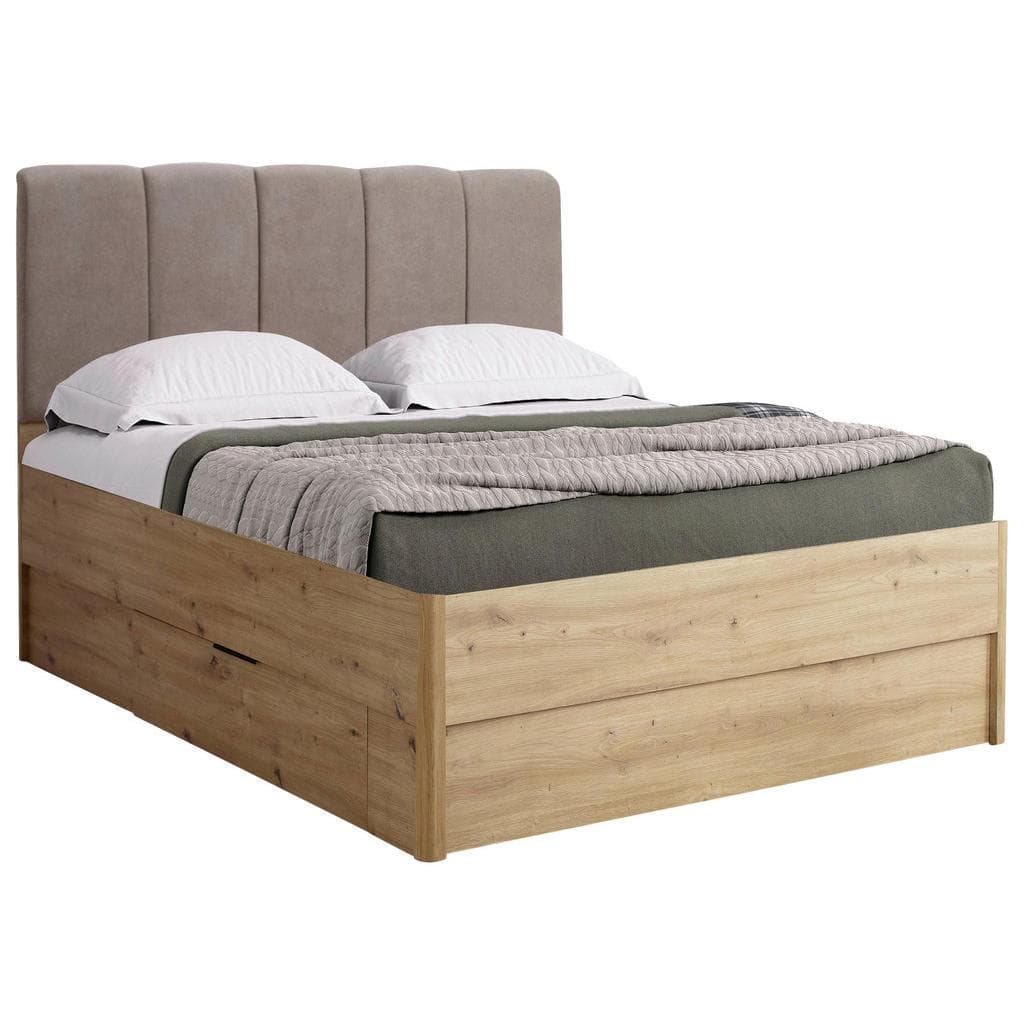 Boxxx Bett Eiche Artisan 120x200 cm Kinder- & Jugendzimmer