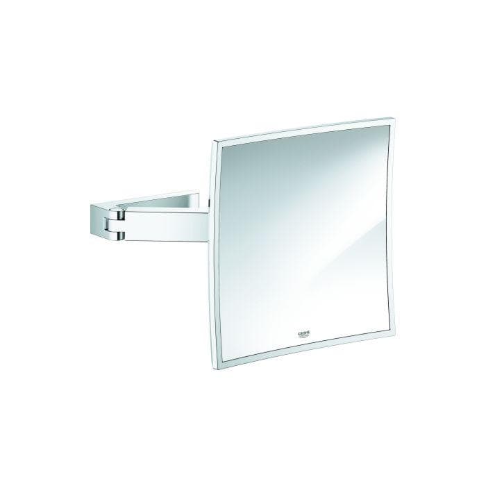 Grohe Selection Cube Kosmetikspiegel 40808000 Chrom Wandmontage 3-fach Vergrößerung
