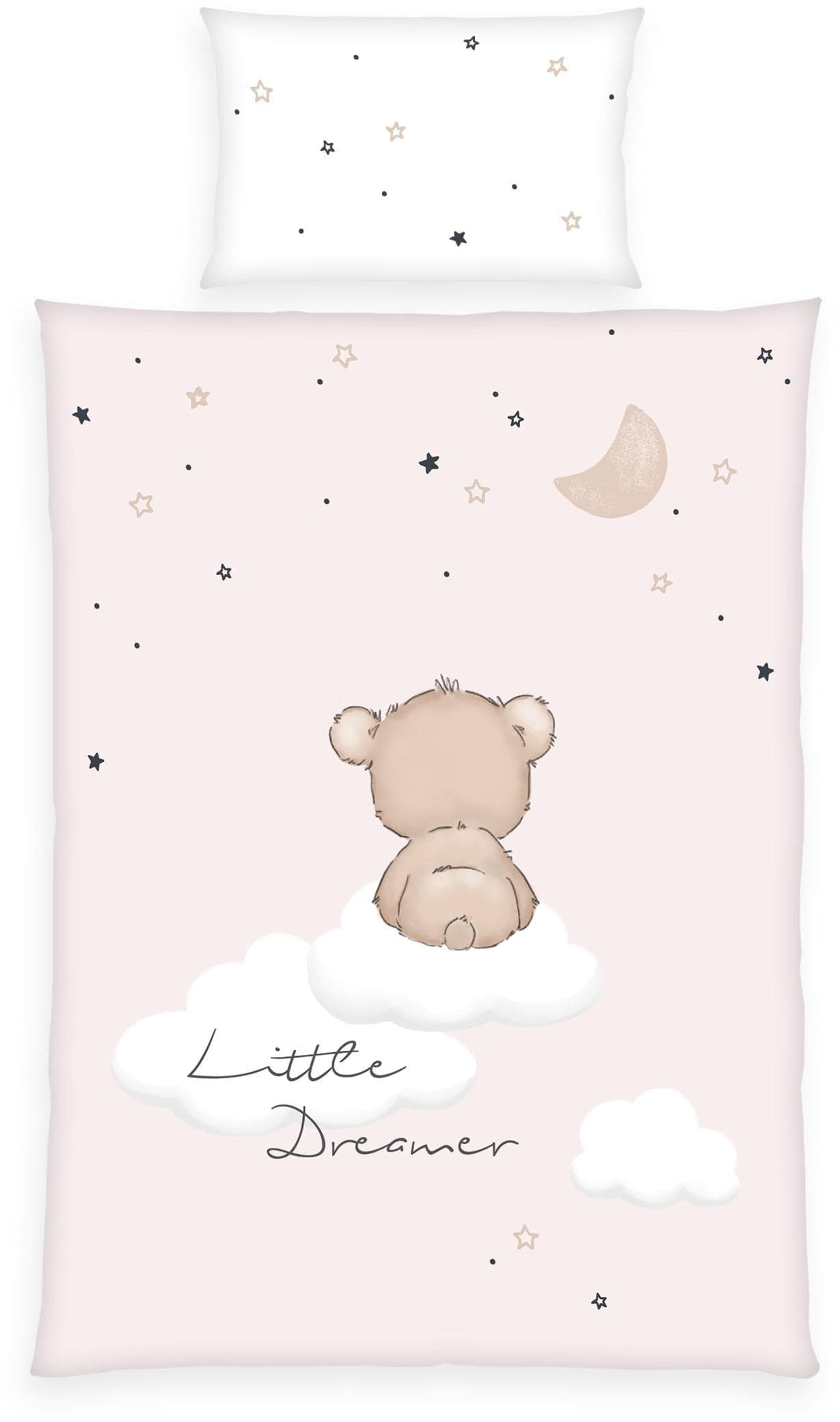 Baby Best Little Dreamer Bettwäsche Rosa Renforcé 2-teilig