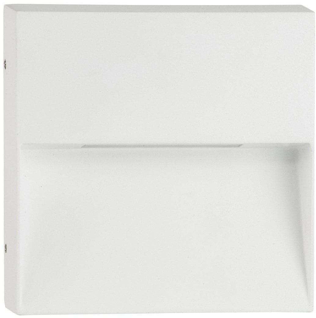 LED Wandleuchte Aluminium Weiß