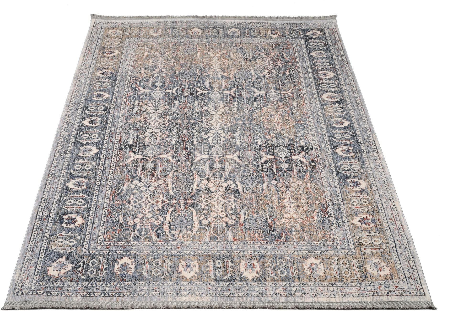 GALLERY M Teppich CLASSICO Orientalisch Grau Bunt Polyester