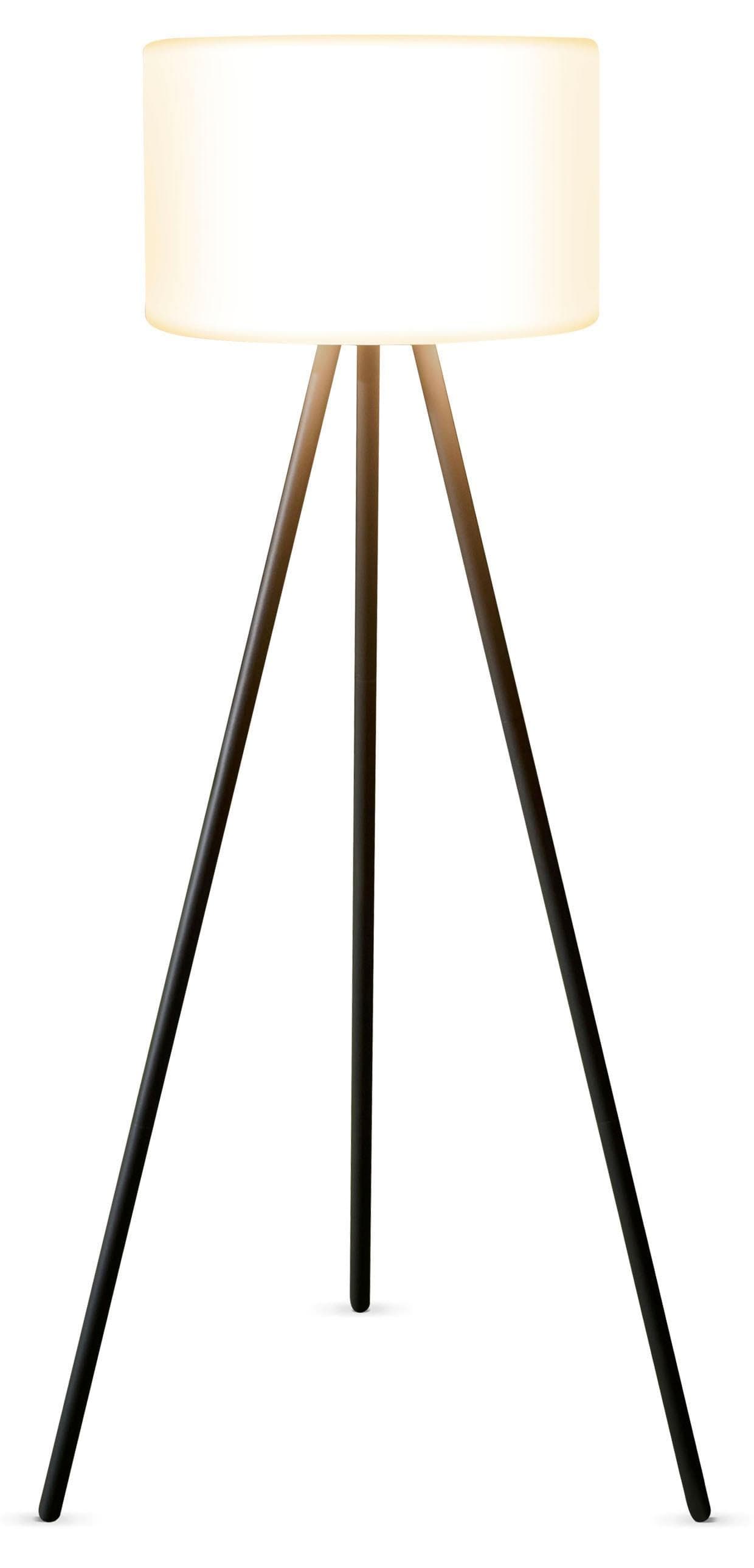 Moderne Stehlampe in Grau und Anthrazit