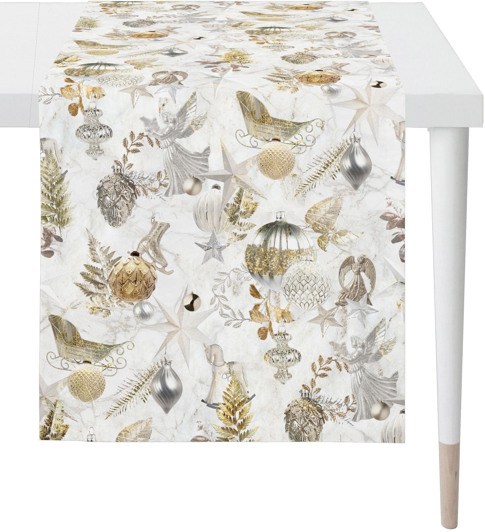 Tischläufer APELT 4707 CHRISTMAS GLAM Gold Weihnachtsdeko
