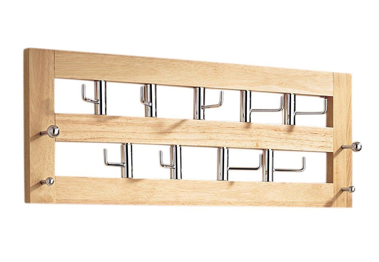 Garderobenpaneel INOSIGN Beige Natur Massivholz mit Haken