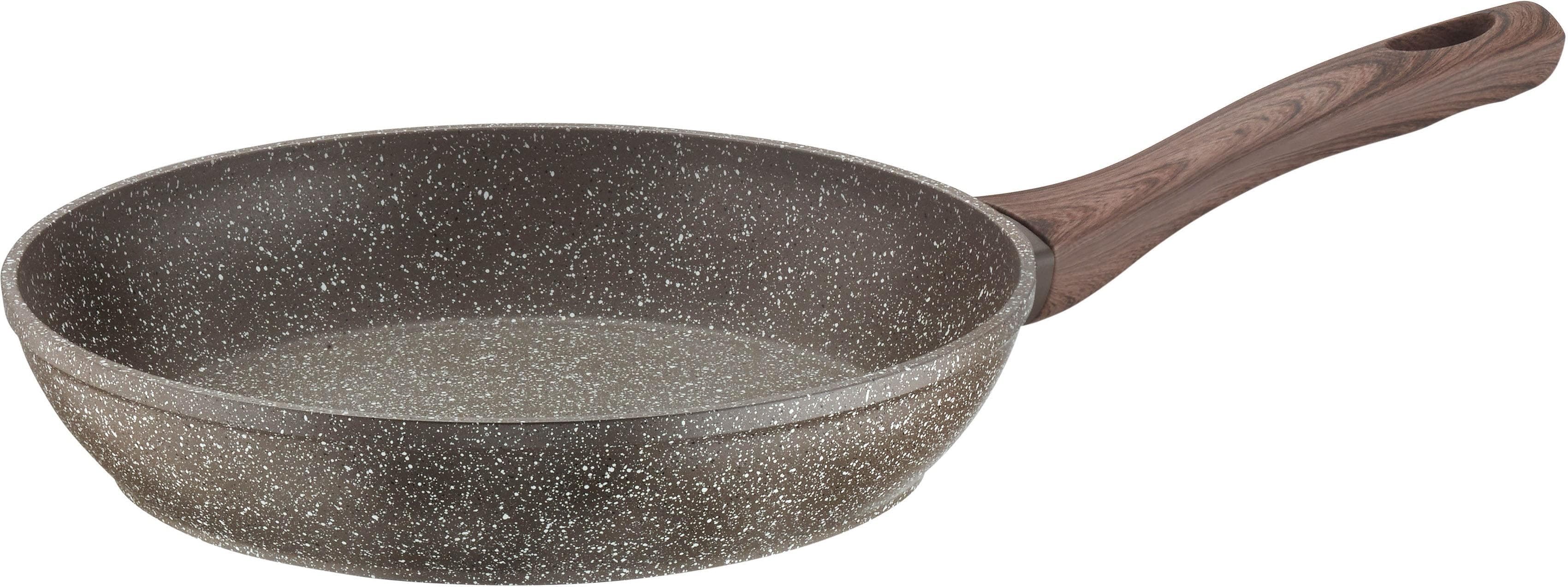 Bratpfanne PINTINOX "Chalet" Braun Stein-Optik Induktionsgeeignet