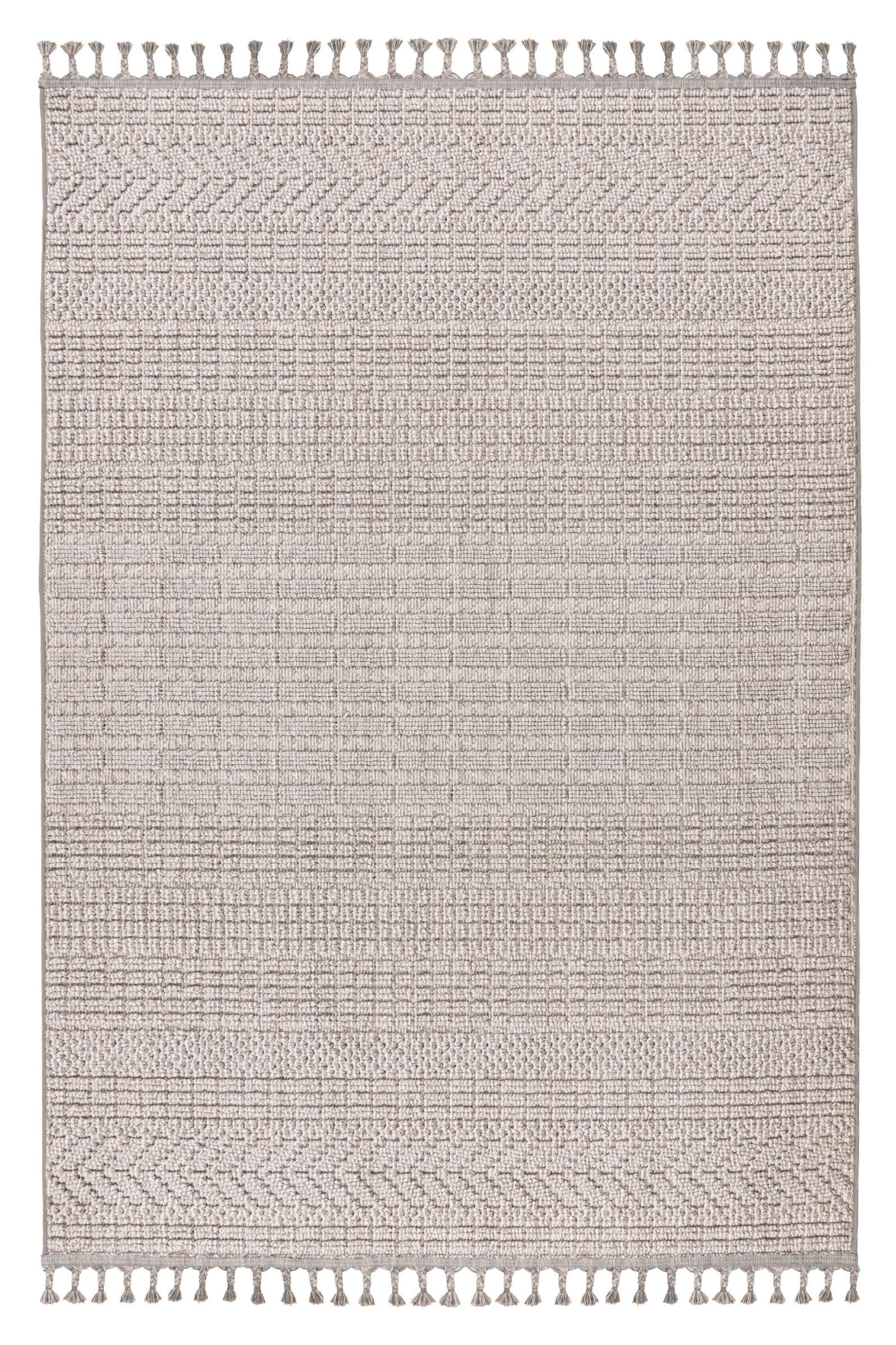 Kayoom Reef 125 Kurzflorteppich Silber