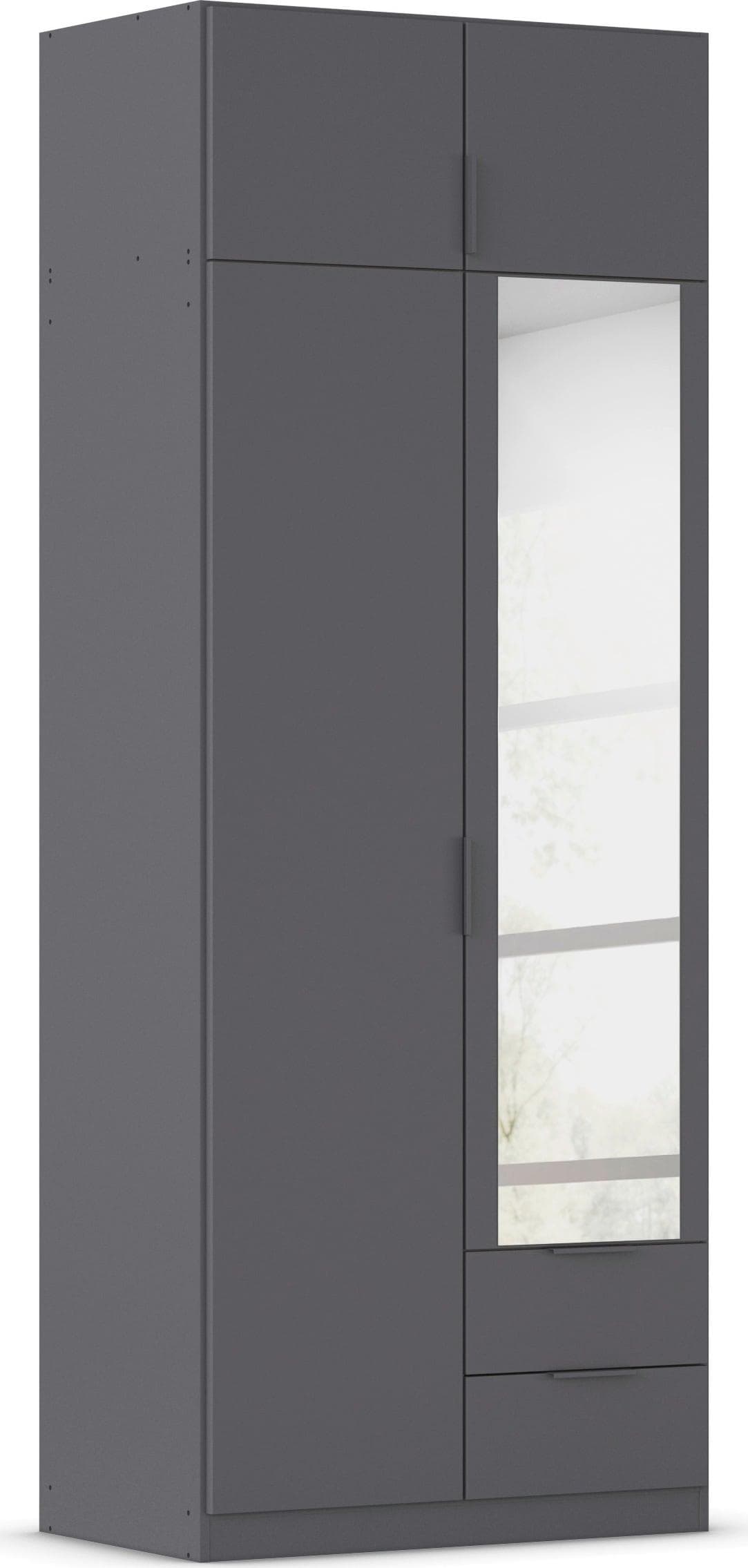 Kleiderschrank RAUCH Drehtürenschrank Graumetallic