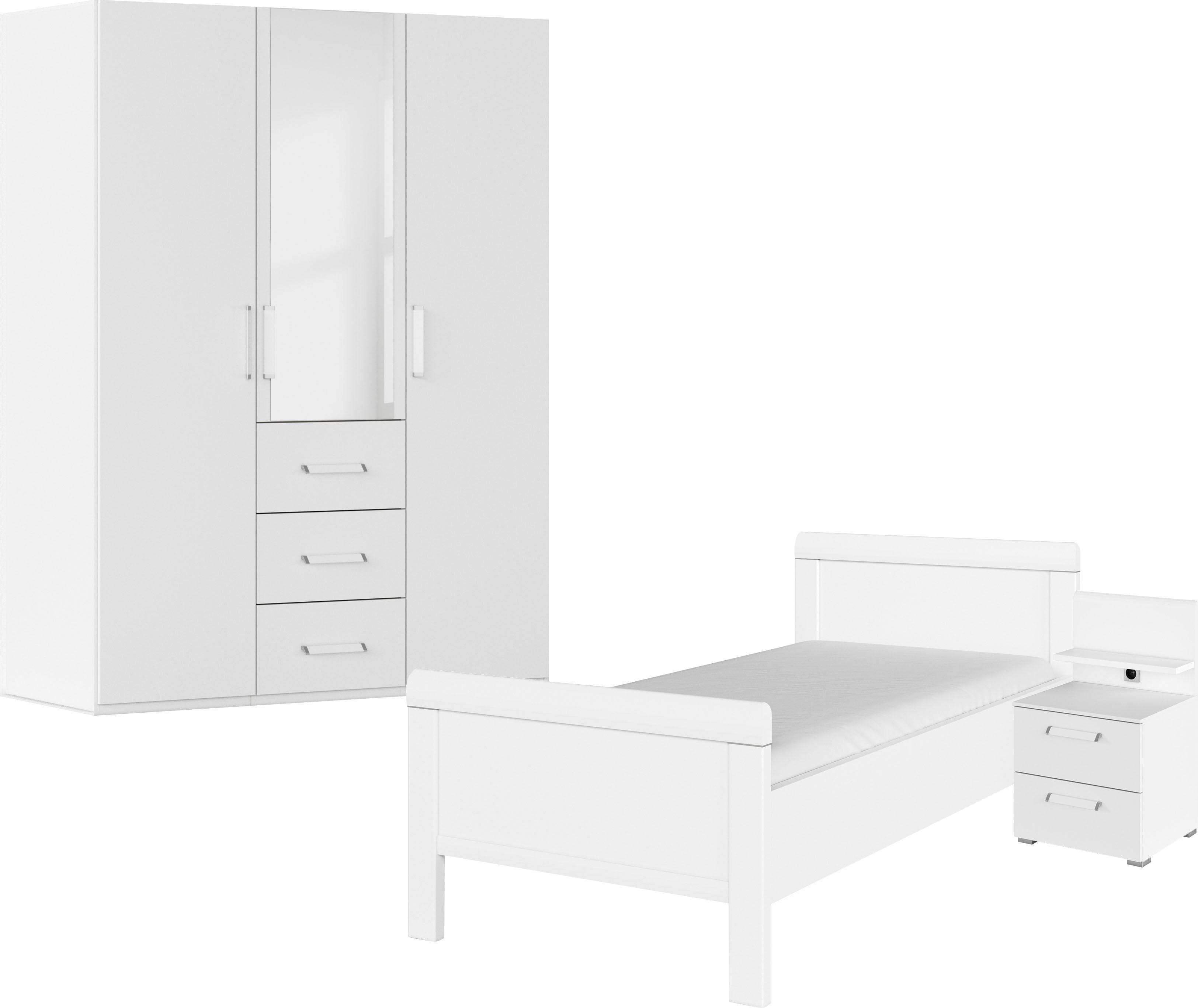 Schlafzimmer-Set RAUCH Evelyn 100x200cm Komplettschlafzimmer