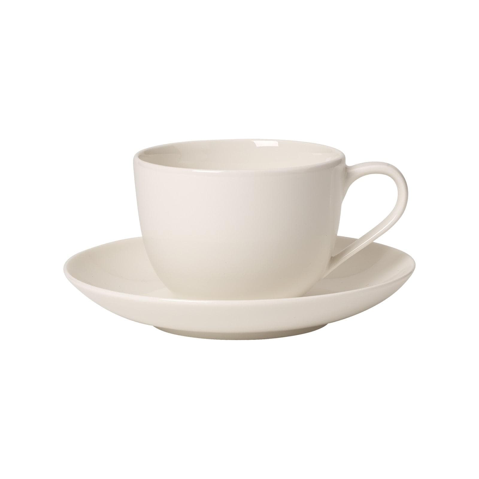 Villeroy & Boch Kaffeetasse mit Untertasse For Me 160 ml Weiß Porzellan