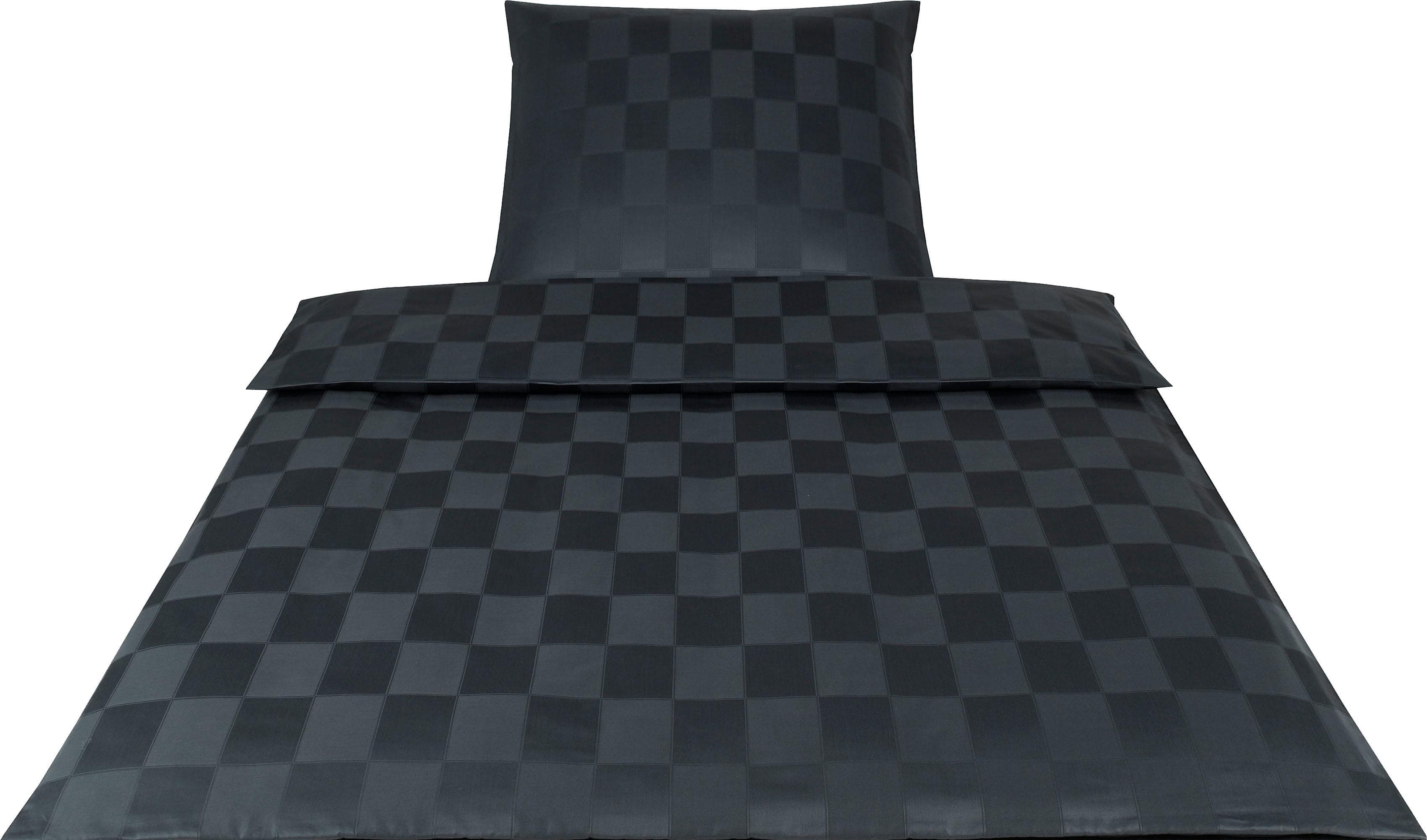 Moderne Bettwäsche mit Karodesign