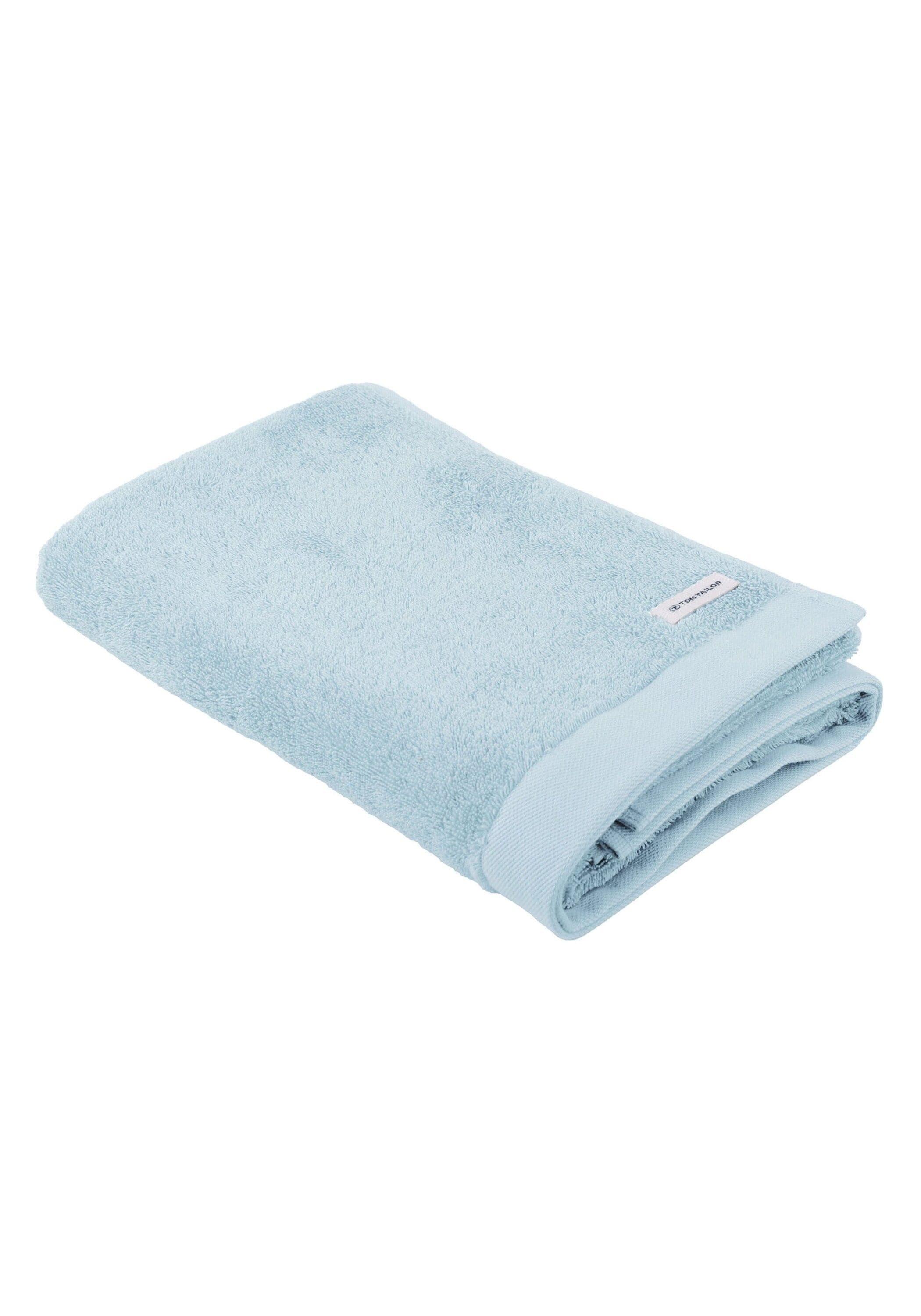 TOM TAILOR Duschtuch Hellblau 100% Baumwolle Frottier