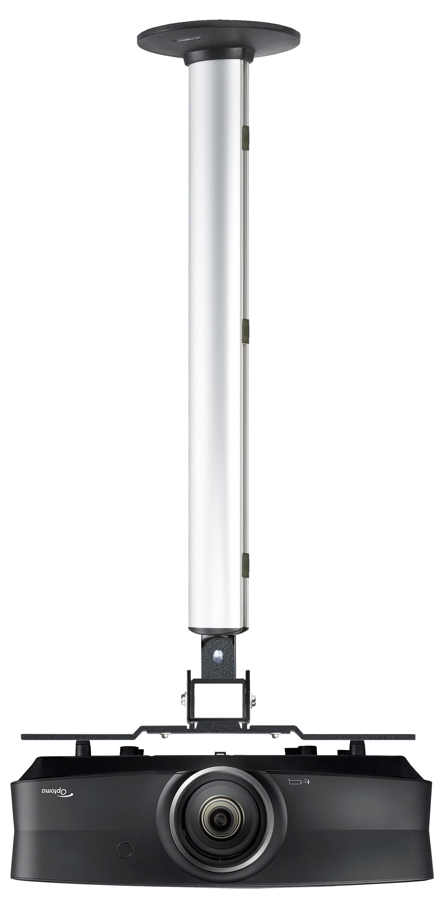 VCM Beamer-Deckenhalterung Alu 120-230 cm Silber